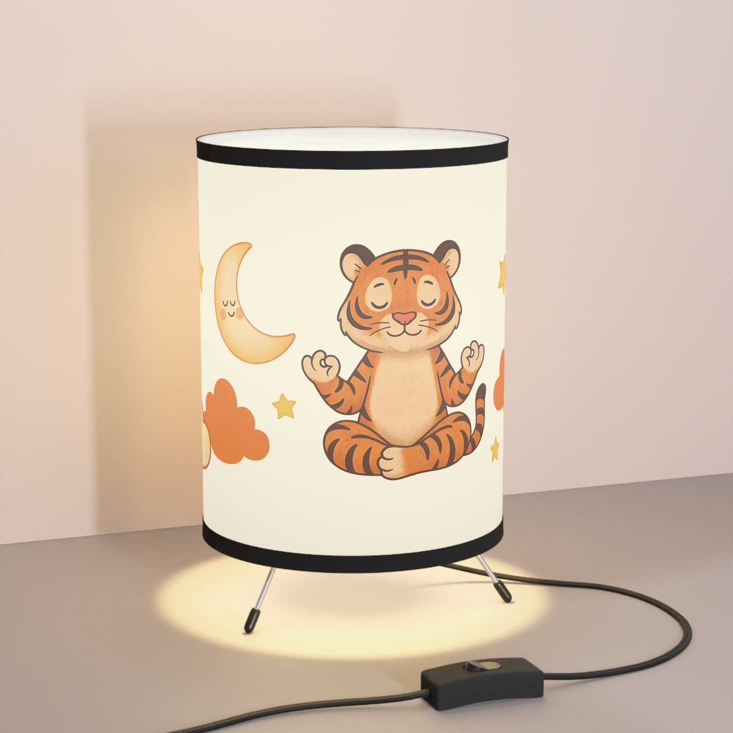 ZEN INSIDE Calming Tripod Lamp. Tiger
