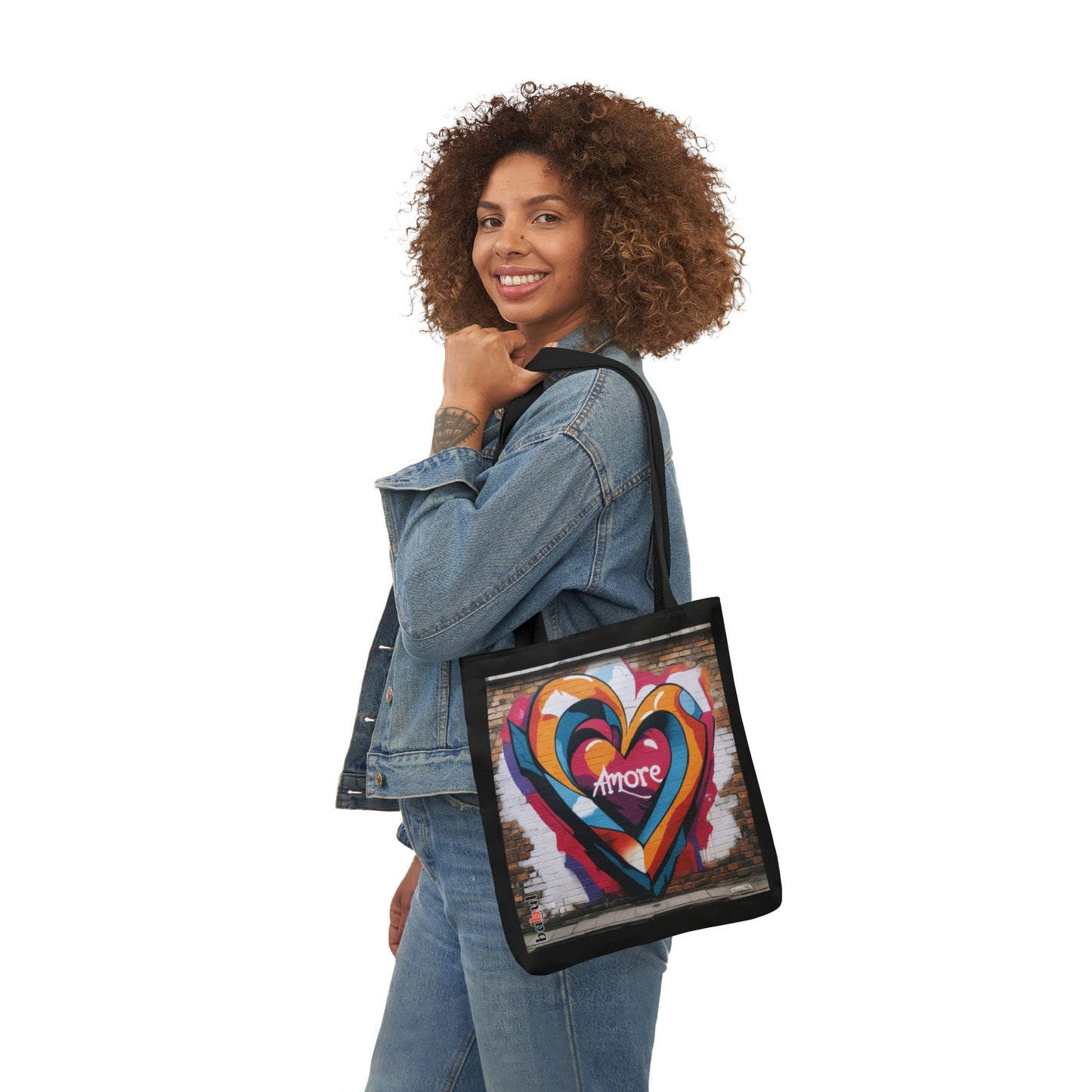 Artistic Surge - Eco-Friendly Canvas Tote Bag - HEART