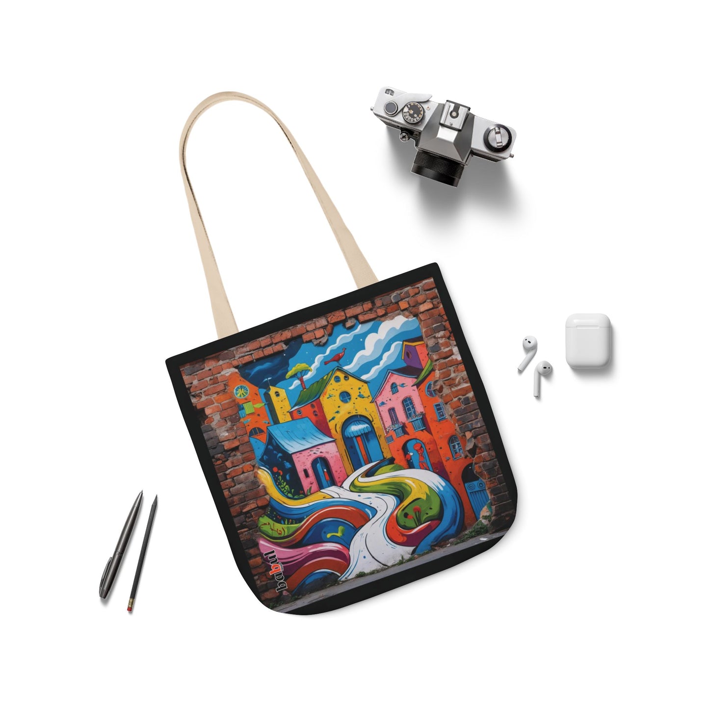 Artistic Surge - Eco-Friendly Canvas Tote Bag - HOUSES