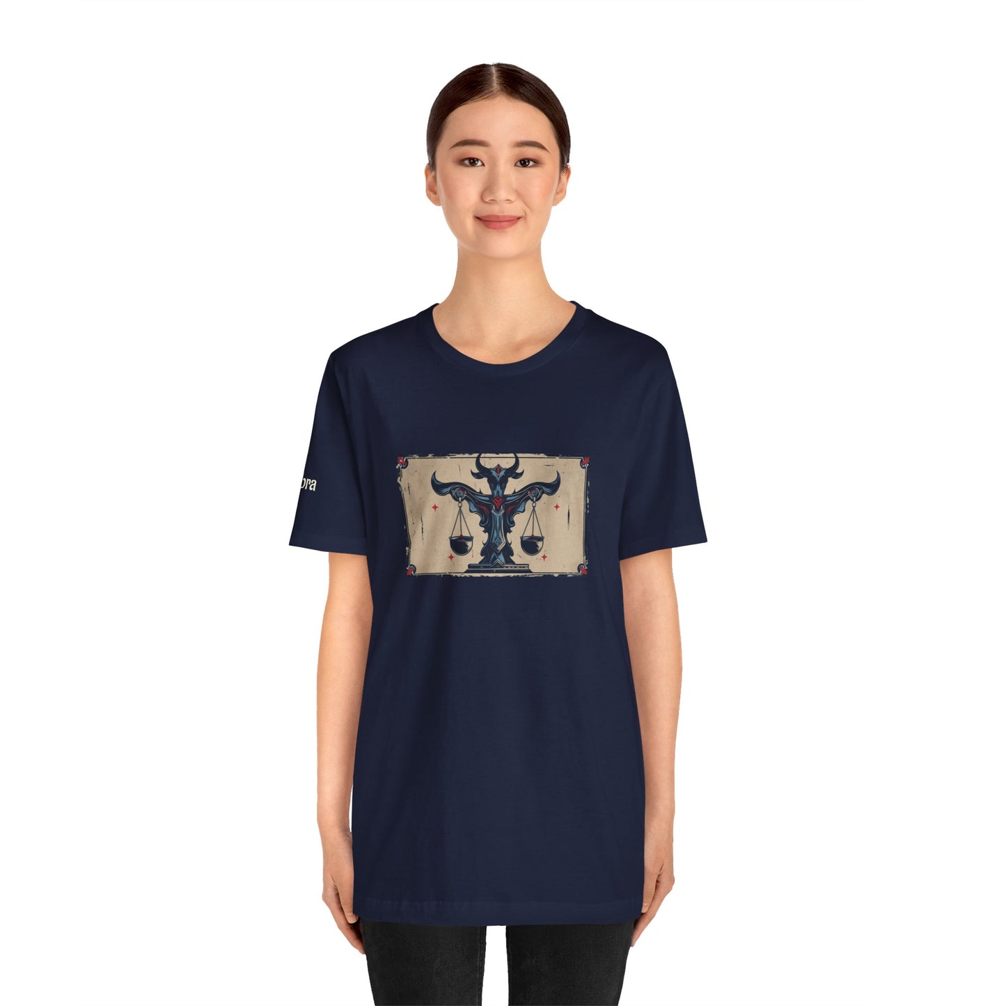 Libra - Gothic Zodiac T-Shirt. Zodiac in the Shadows