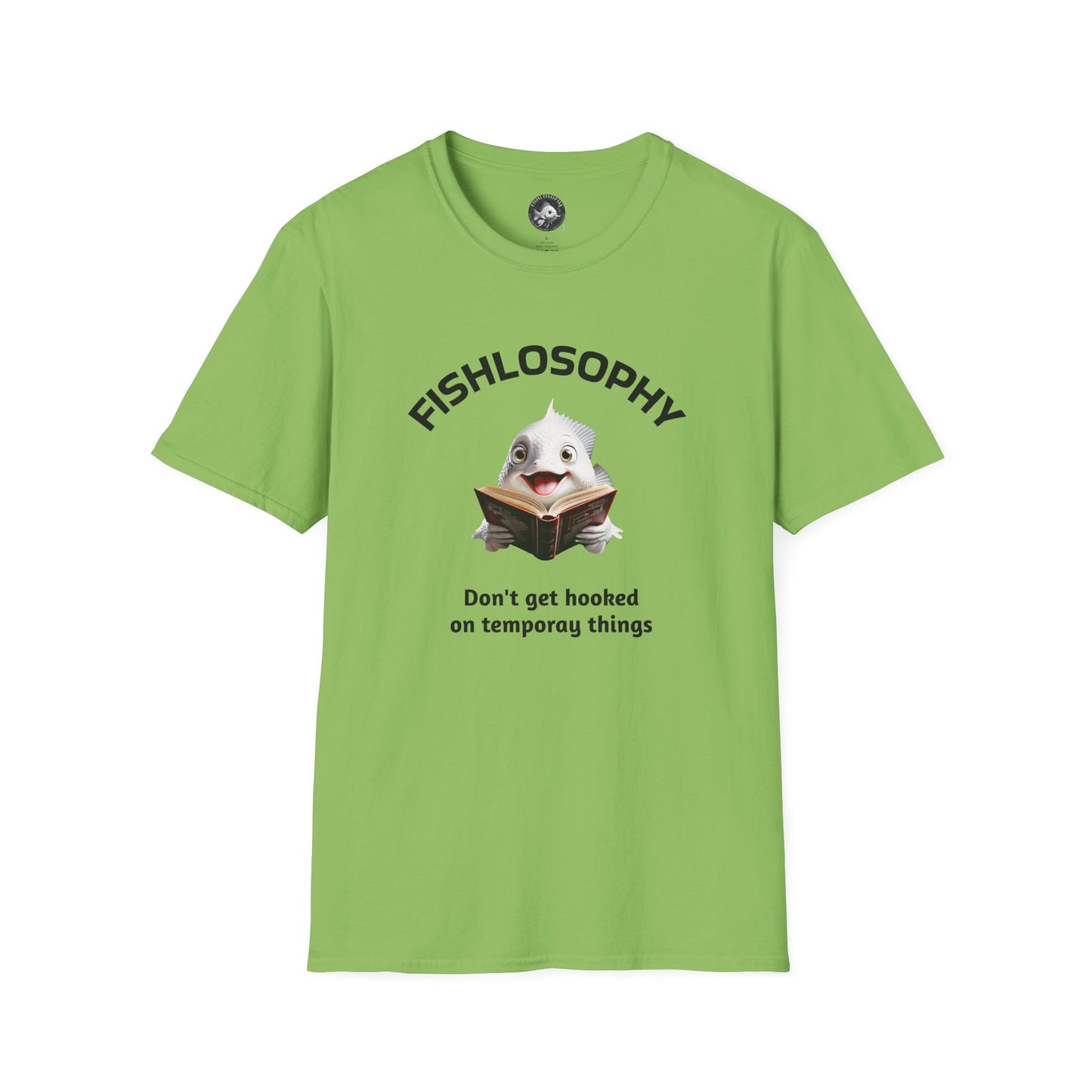 Fishlosophy Unisex T-Shirt - Ocean Vibes and Life's Questions Design - PEARLS OF WISDOM FROM THE FISH WORLD