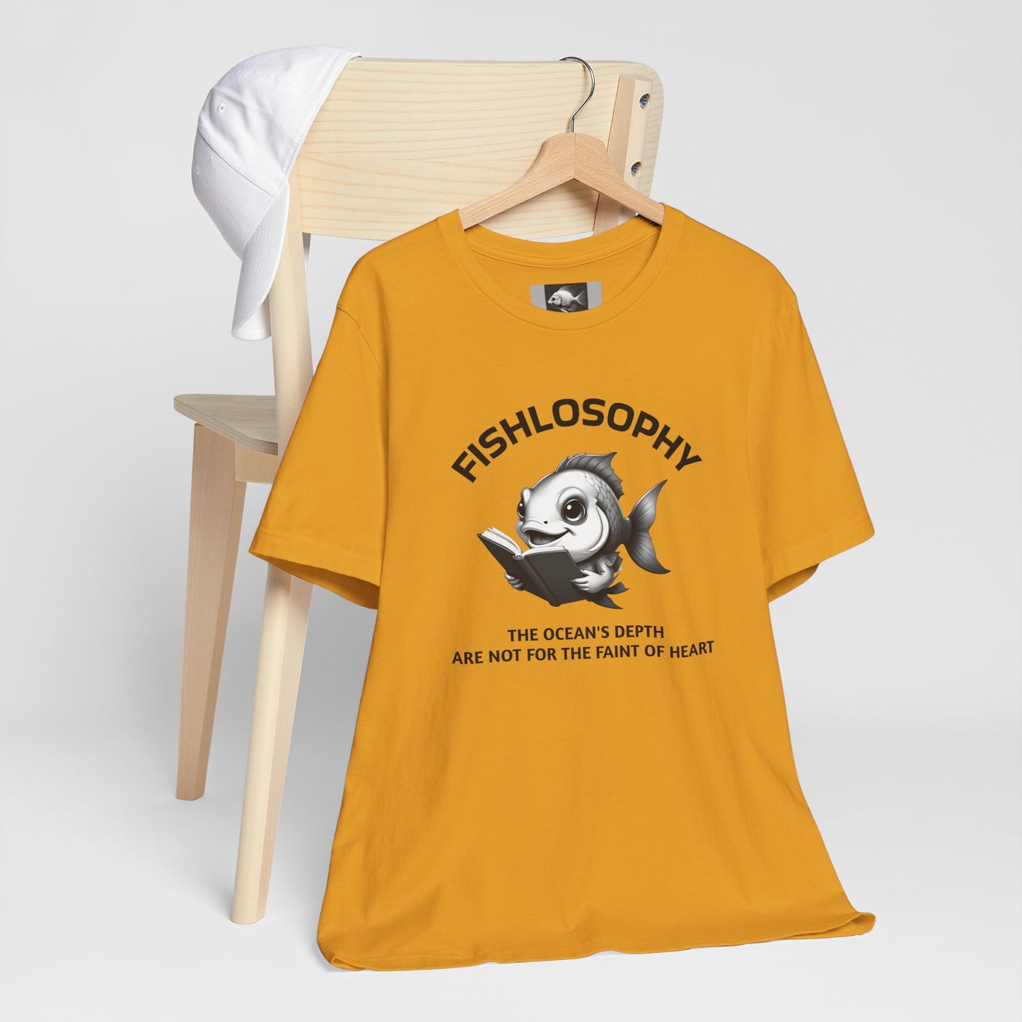 Fishlosophy Unisex Jersey Short Sleeve Tee – The Ocean' depth is not for the faint of heart