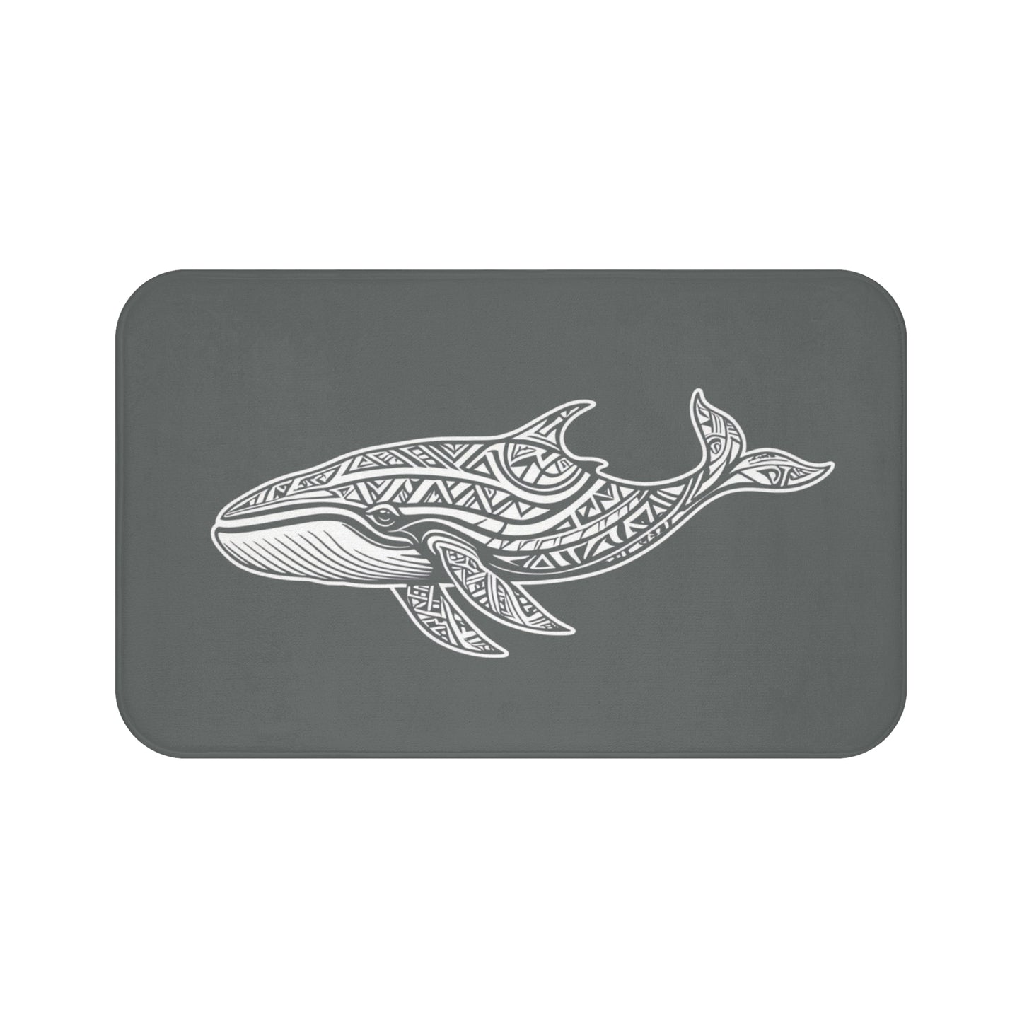 Tribal Bath Mat. Ocean Energy, Tribal Style
