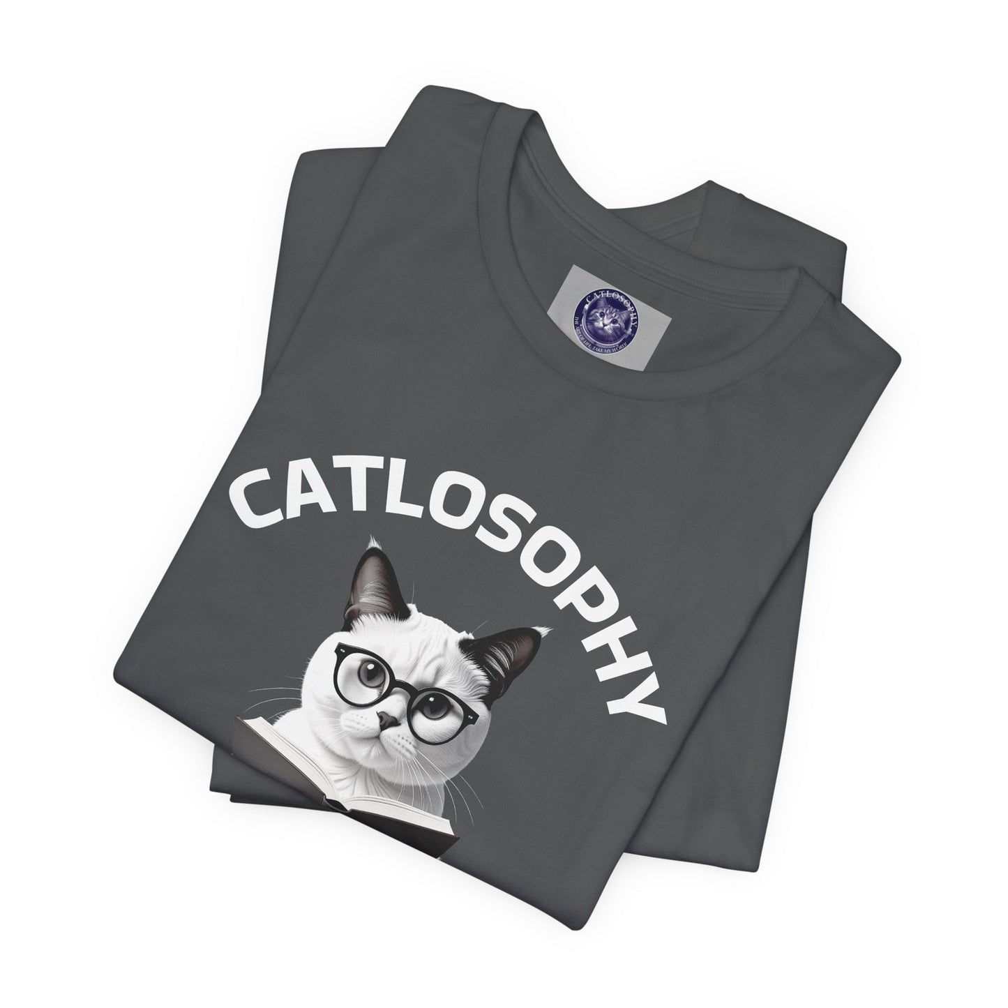 Catlosophy Unisex Jersey Short Sleeve Tee – "The Key to Life" Design