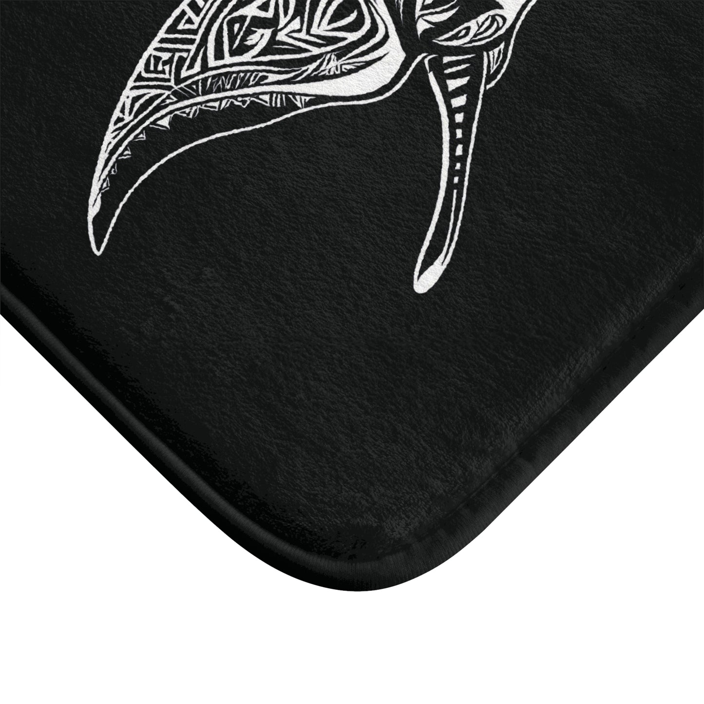 Tribal Bath Mat. Ocean Energy, Tribal Style