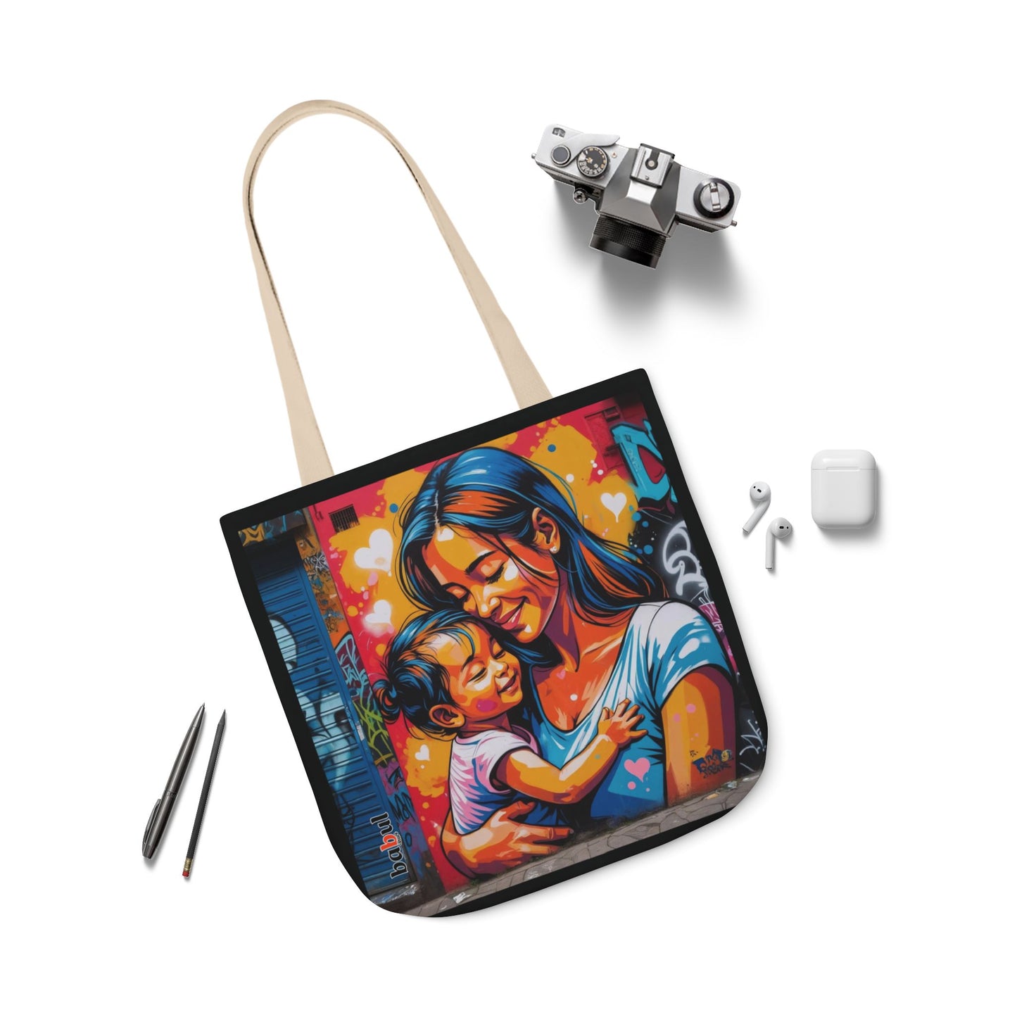 Artistic Surge - Eco-Friendly Canvas Tote Bag - HUG