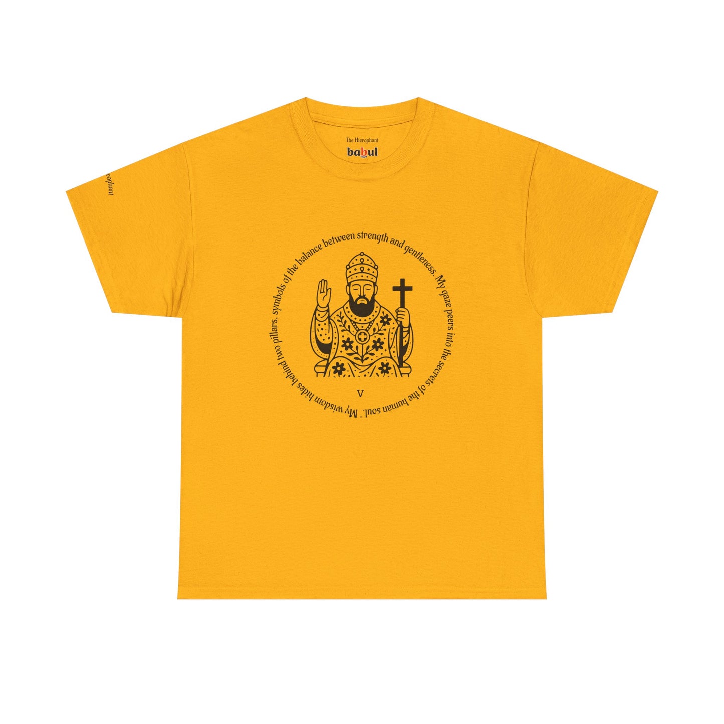 The Hierophant - ArcanaPop T-Shirt – Where Tarot Magic Meets Pop Art