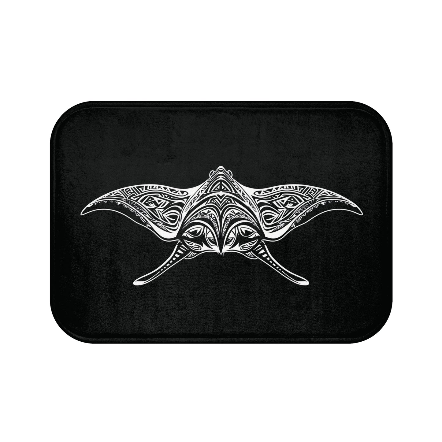 Tribal Bath Mat. Ocean Energy, Tribal Style