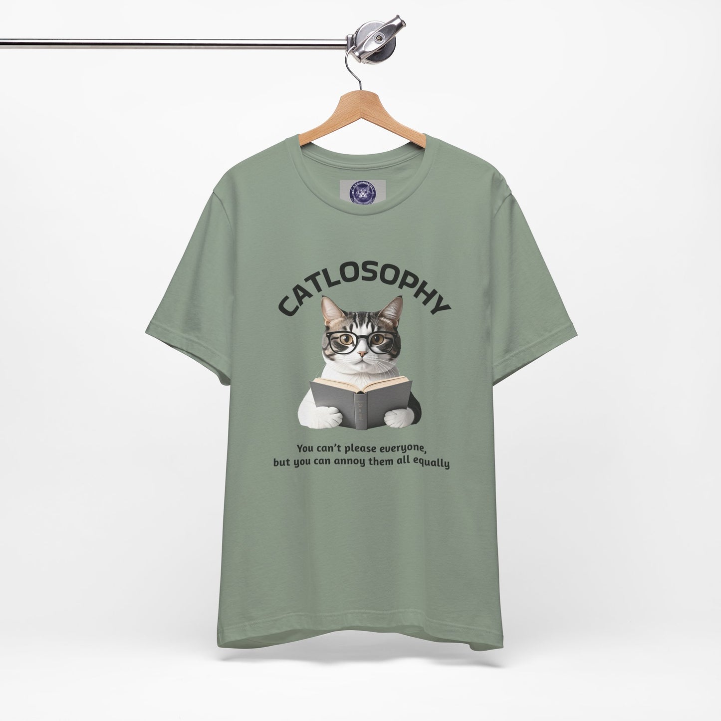 Catlosophy Unisex Jersey Maglietta a maniche corte – Design "Non puoi accontentare tutti"