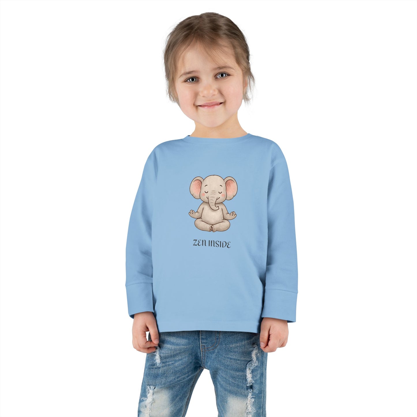 Zen Inside Long Sleeve Tee - ELEPHANT