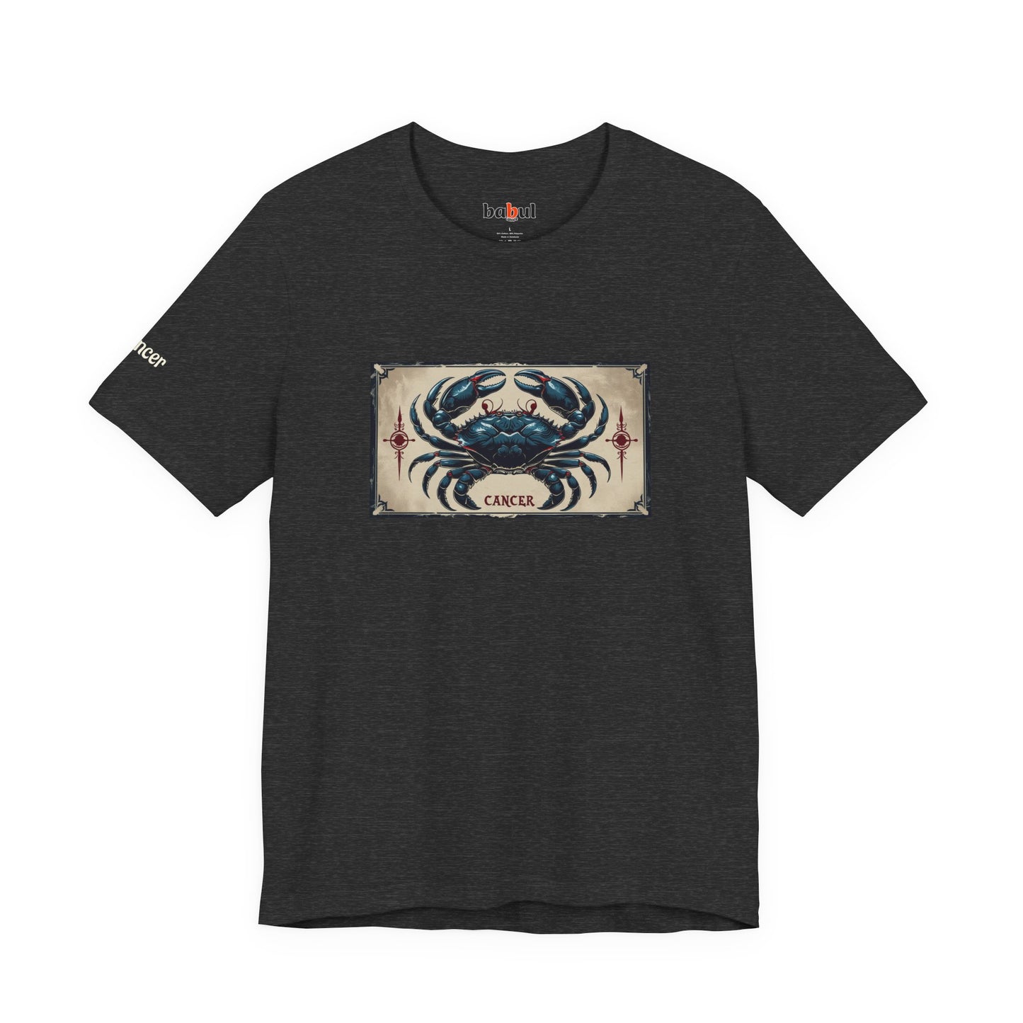 Cancer - Gothic Zodiac T-Shirt. Zodiac in the Shadows
