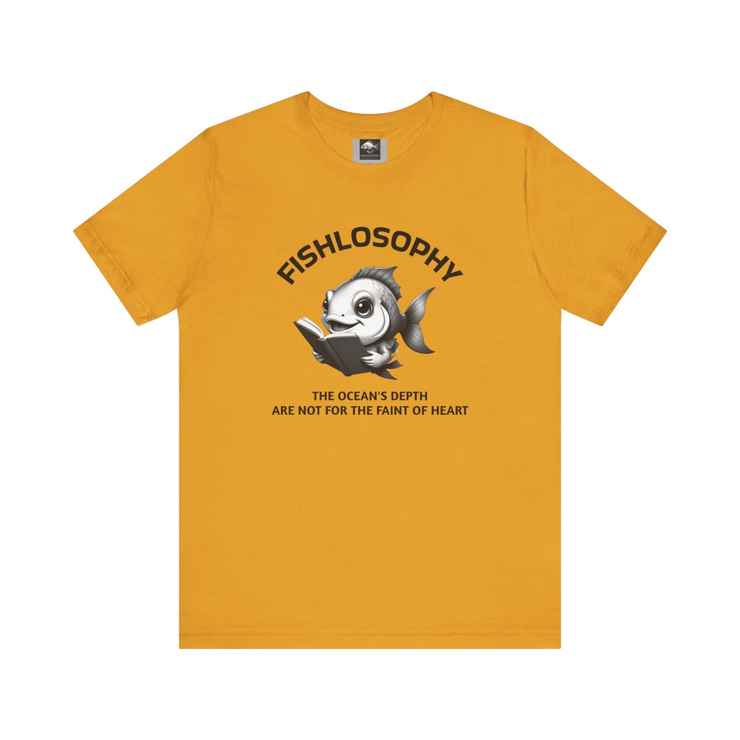 Fishlosophy Unisex Jersey Short Sleeve Tee – The Ocean' depth is not for the faint of heart