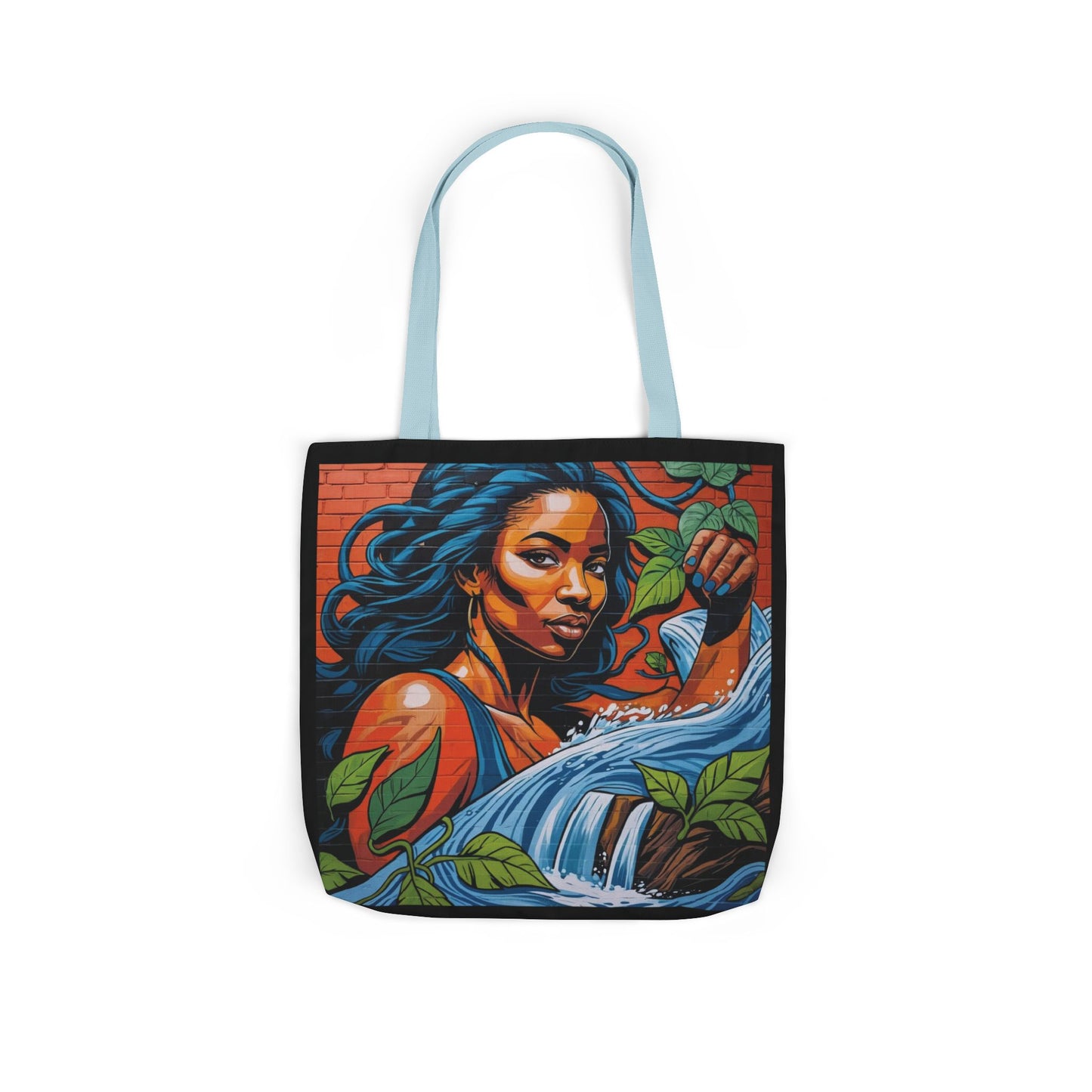 Artistic Surge - Eco-Friendly Canvas Tote Bag - WOMAN WITH WATER