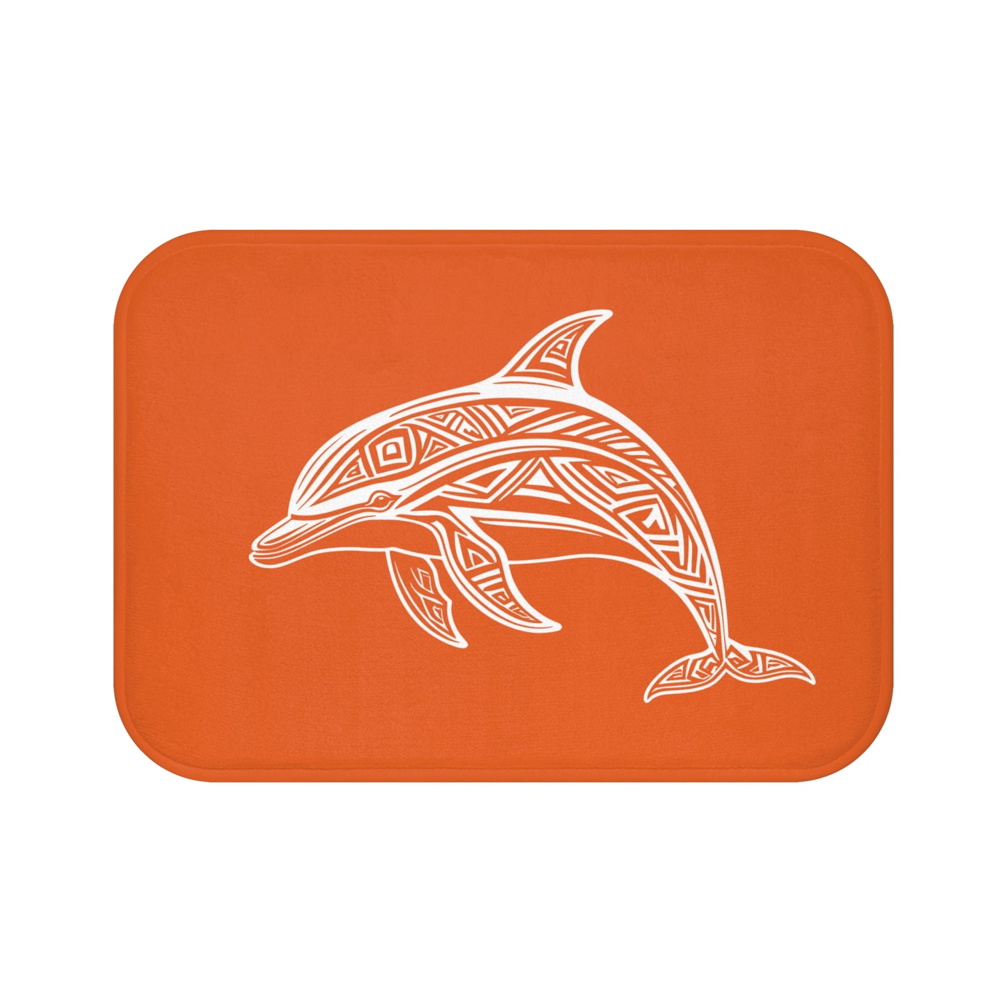 Tribal Bath Mat. Ocean Energy, Tribal Style