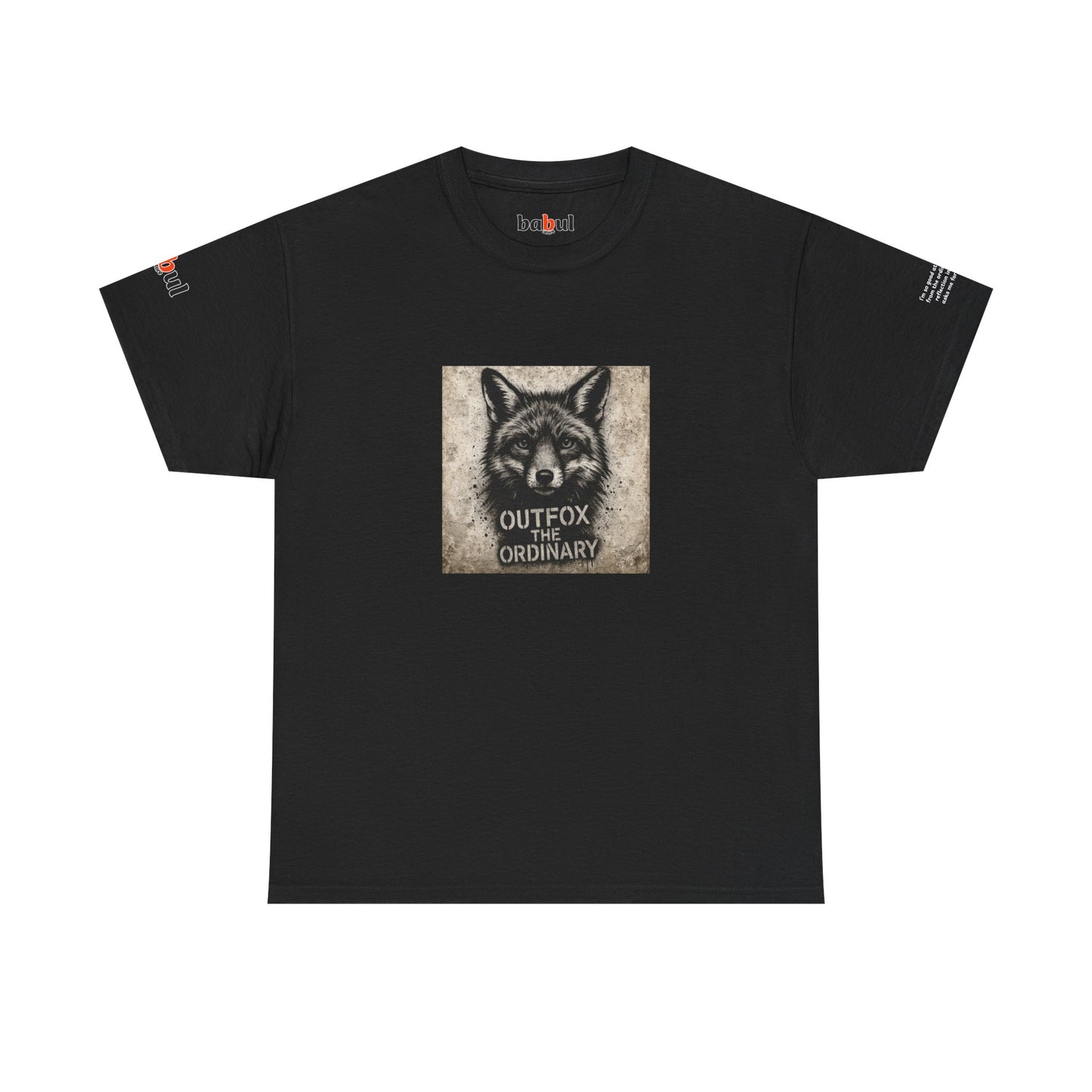 Rebel Graphic Tee - Unisex Heavy Cotton T-Shirt for the Wild at Heart. Rebel Tees, Born to Be Worn - Outfox The Ordinary