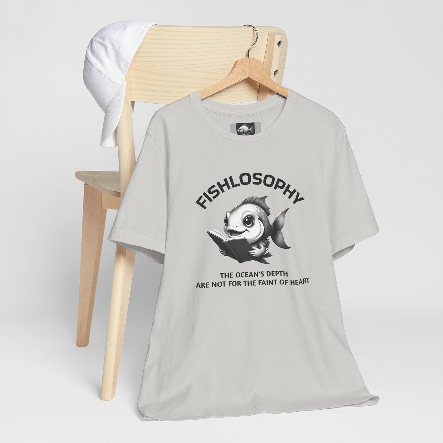 Fishlosophy Unisex Jersey Short Sleeve Tee – The Ocean' depth is not for the faint of heart