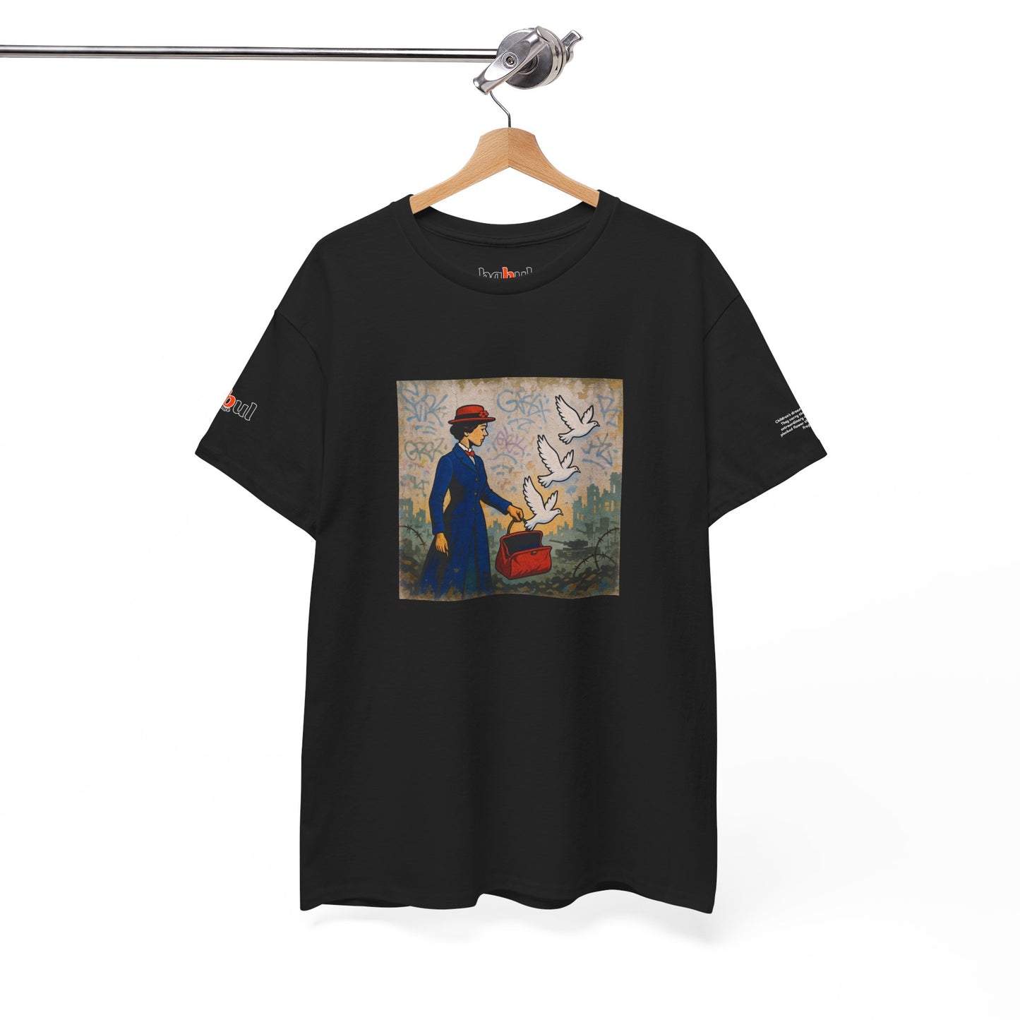 Rebel Graphic Tee - Unisex Heavy Cotton T-Shirt for the Wild at Heart. Rebel Tees, Born to Be Worn