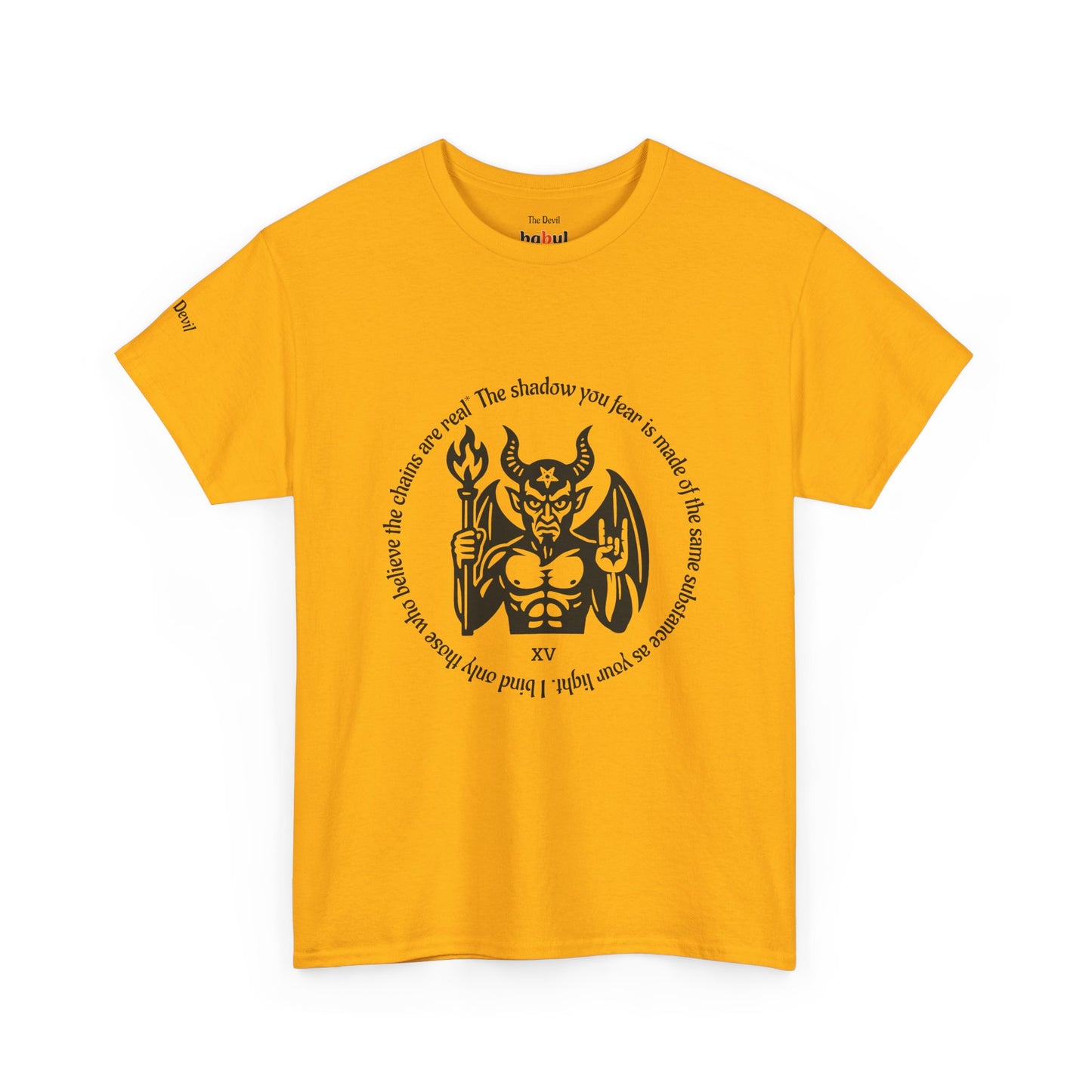 The Devil - ArcanaPop T-Shirt – Where Tarot Magic Meets Pop Art