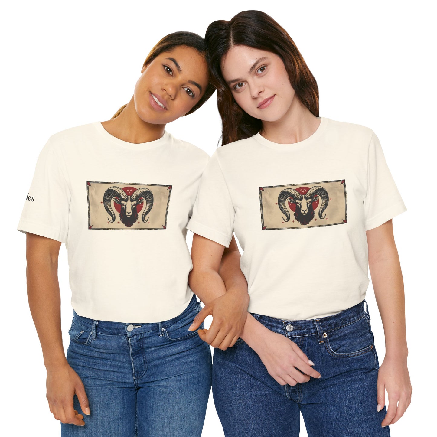 Aries - Gothic Zodiac T-Shirt. Zodiac in the Shadows
