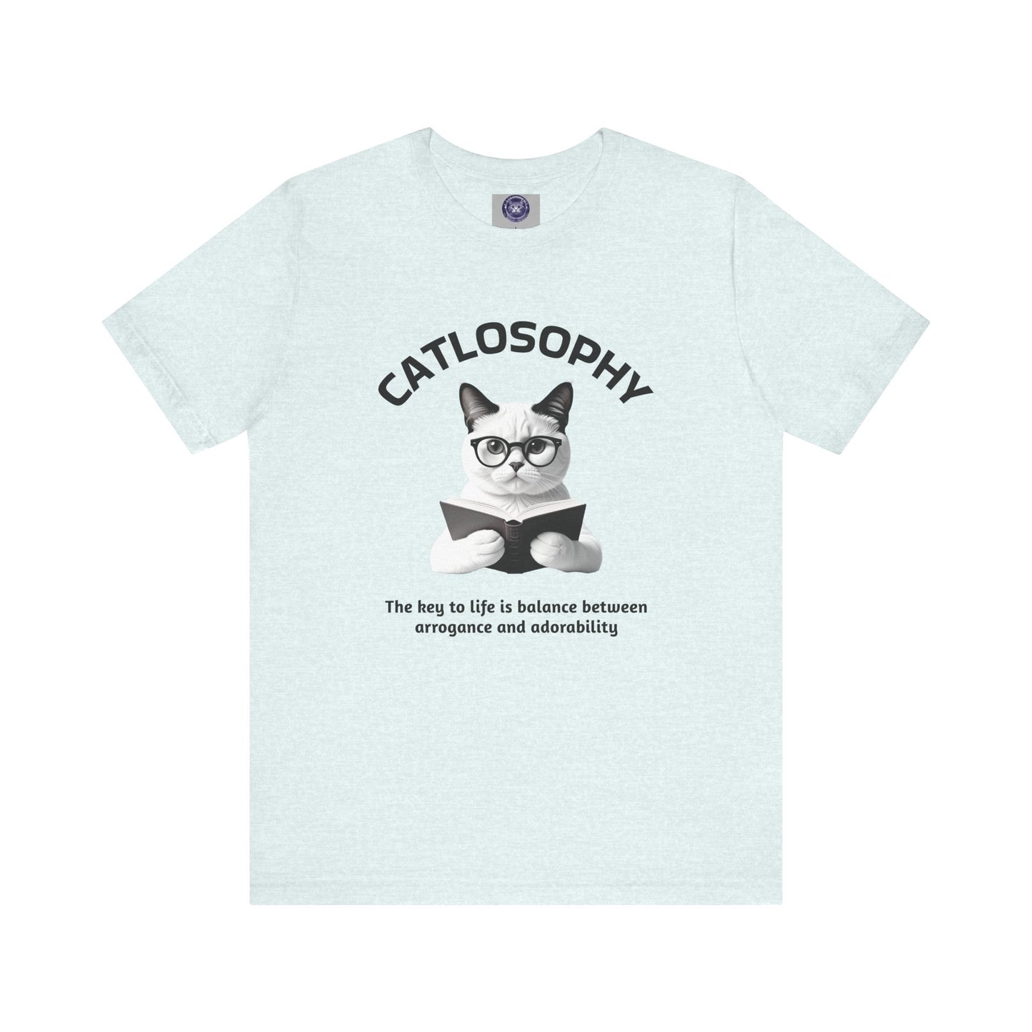 Catlosophy Unisex Jersey Short Sleeve Tee – "The Key to Life" Design