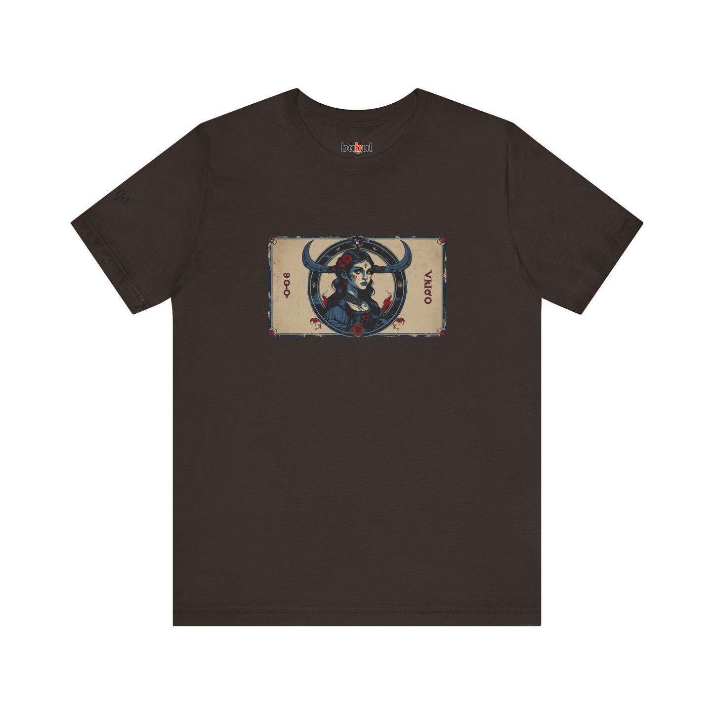 Virgo - Gothic Zodiac T-Shirt. Zodiac in the Shadows
