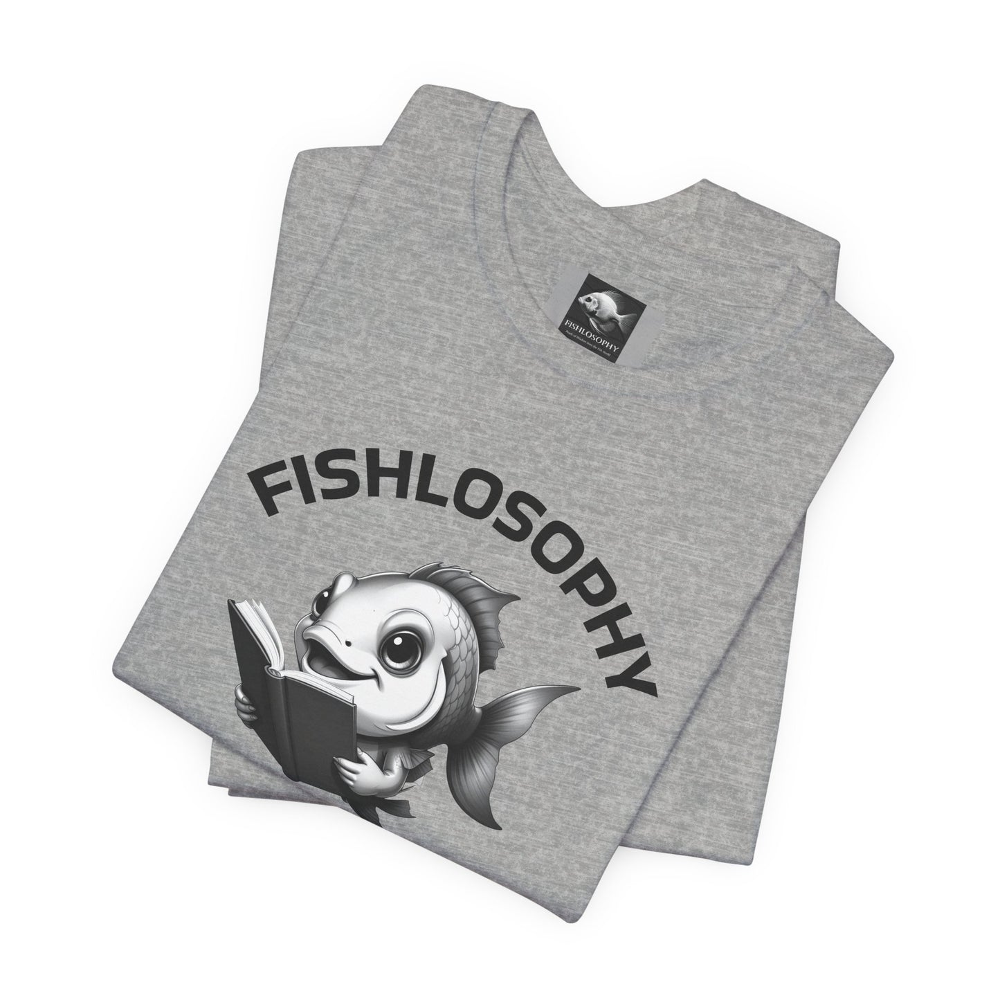 Fishlosophy Unisex Jersey Short Sleeve Tee – The Ocean' depth is not for the faint of heart