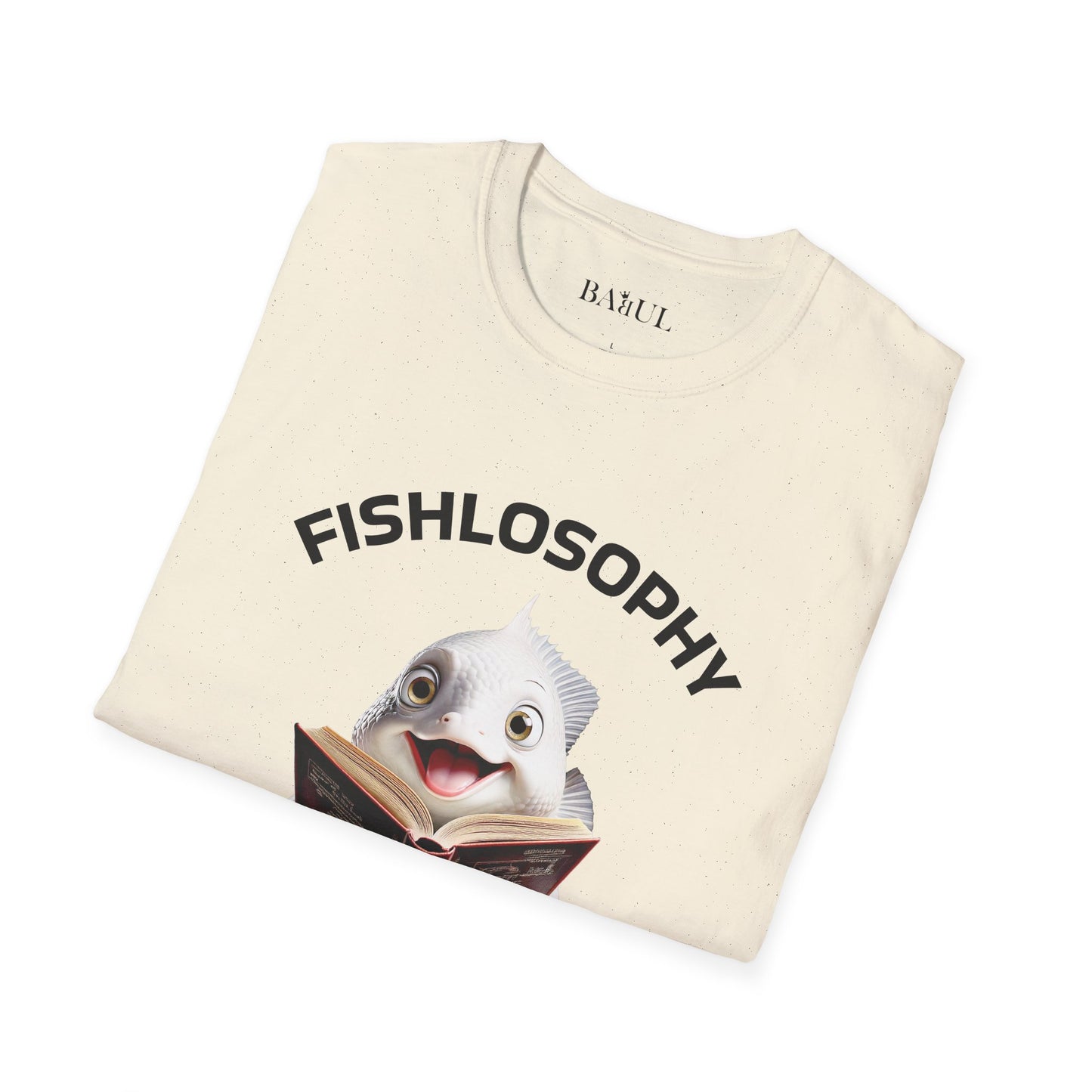 Fishlosophy Unisex T-Shirt - Ocean Vibes and Life's Questions Design - PEARLS OF WISDOM FROM THE FISH WORLD
