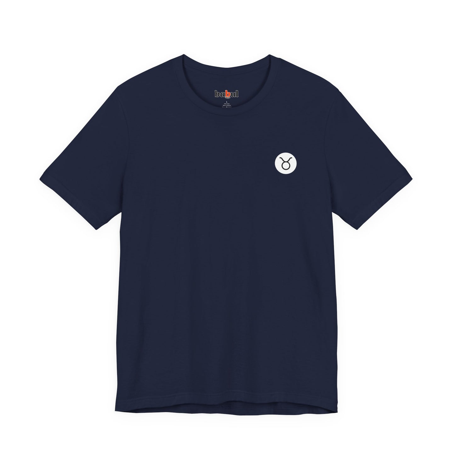 Taurus - Gothic Zodiac, Red Graphic on the back T-Shirt. Zodiac in the Shadows