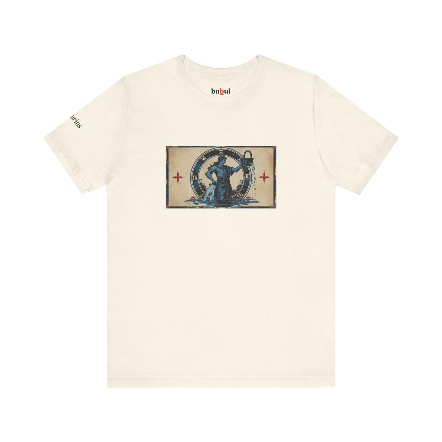 Aquarius - Gothic Zodiac T-Shirt. Zodiac in the Shadows