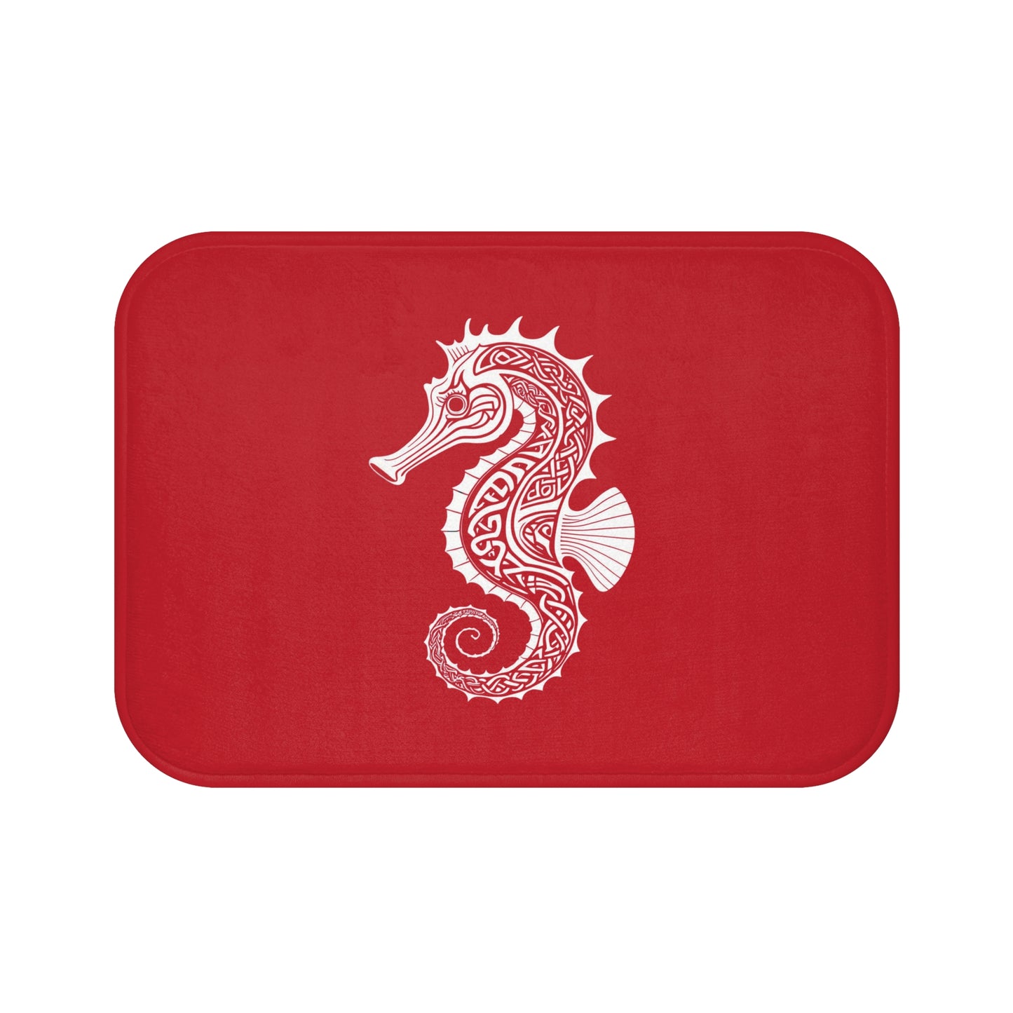 Tribal Bath Mat. Ocean Energy, Tribal Style