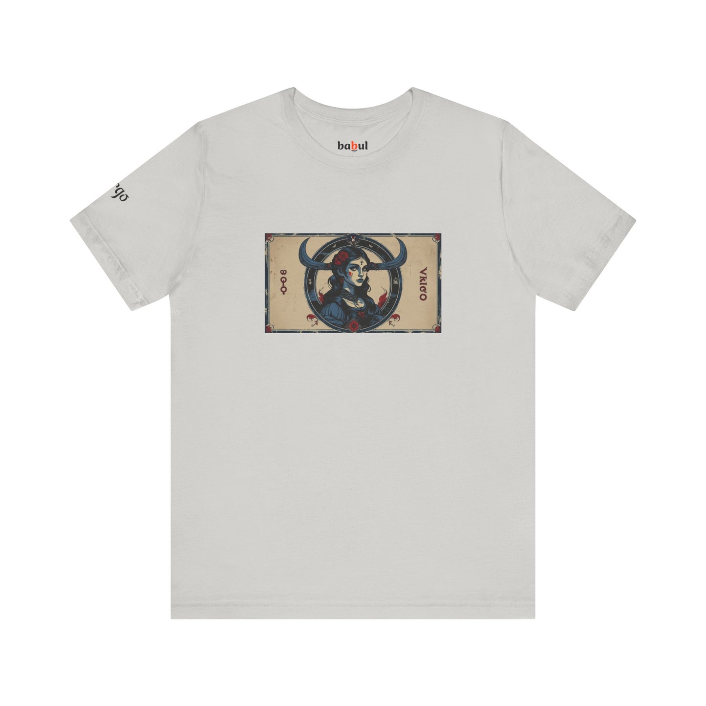 Virgo - Gothic Zodiac T-Shirt. Zodiac in the Shadows