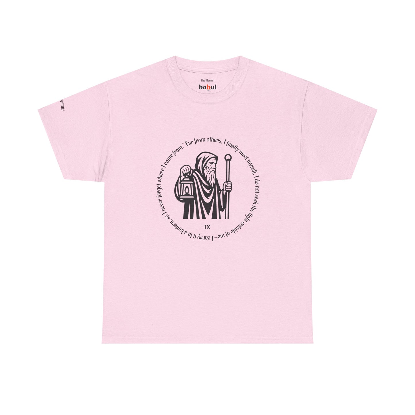 The Hermit - ArcanaPop T-Shirt – Where Tarot Magic Meets Pop Art