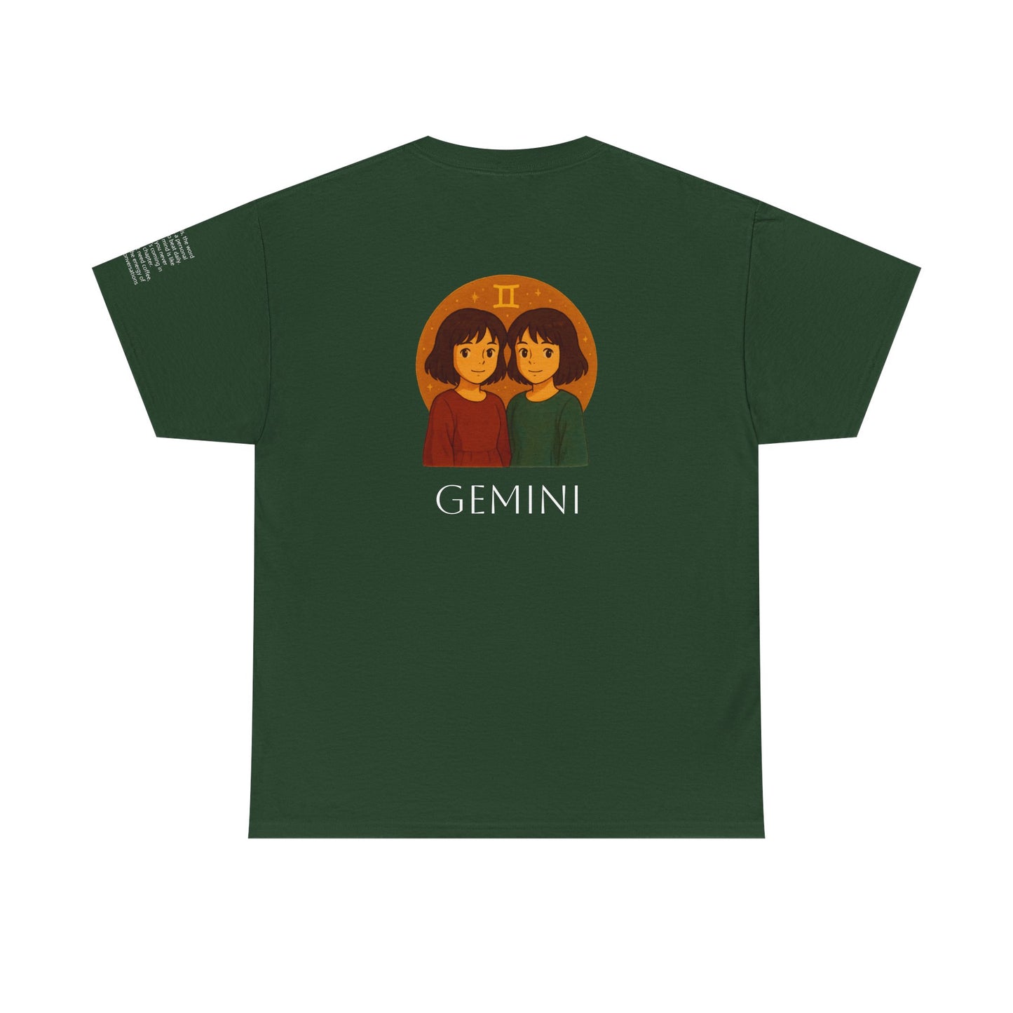 GEMINI - Dreamy Zodiac T-Shirts – The Magic of the Stars in Ghibli Style