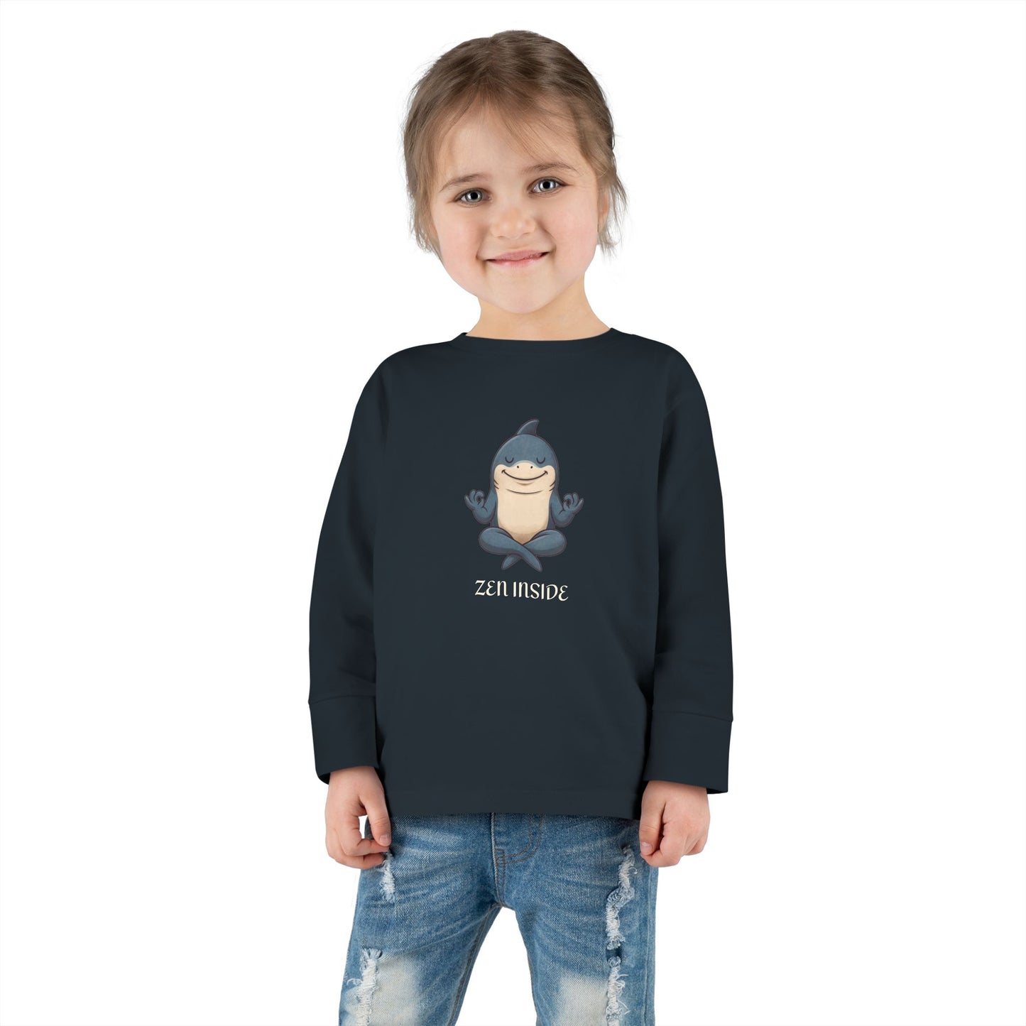 Zen Inside Long Sleeve Tee - SHARK