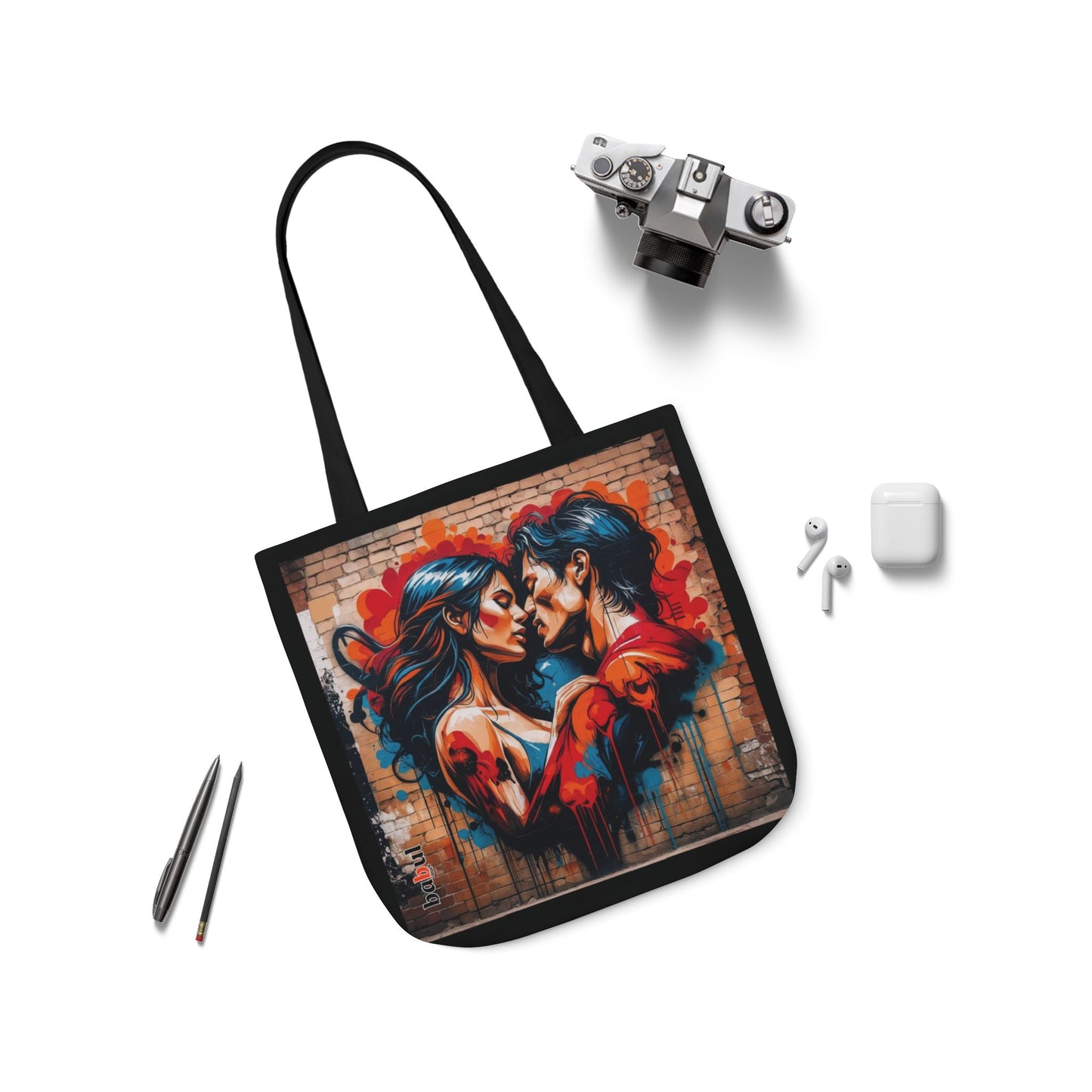 Artistic Surge - Eco-Friendly Canvas Tote Bag - LOVERS
