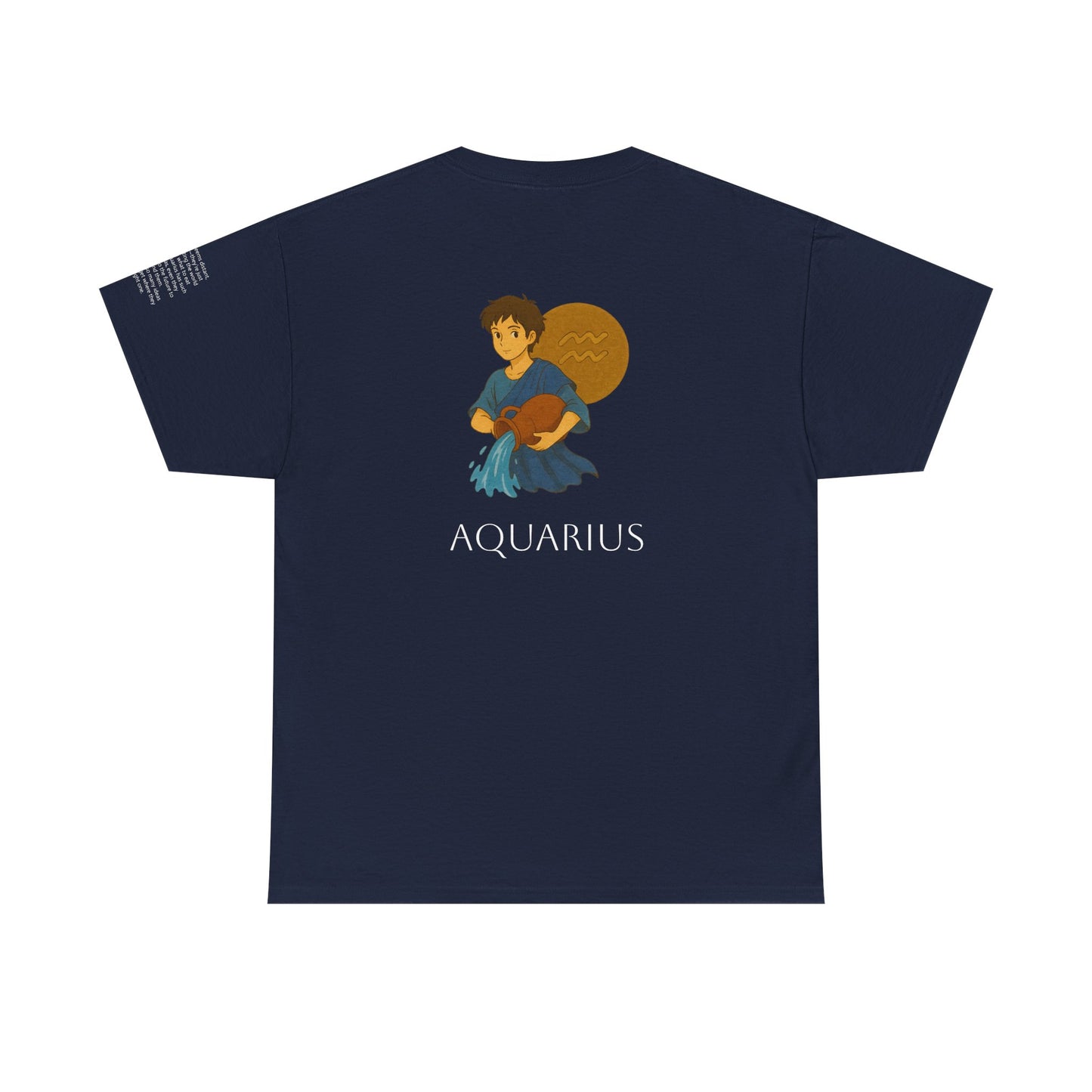AQUARIUS - Dreamy Zodiac T-Shirts – The Magic of the Stars in Ghibli Style