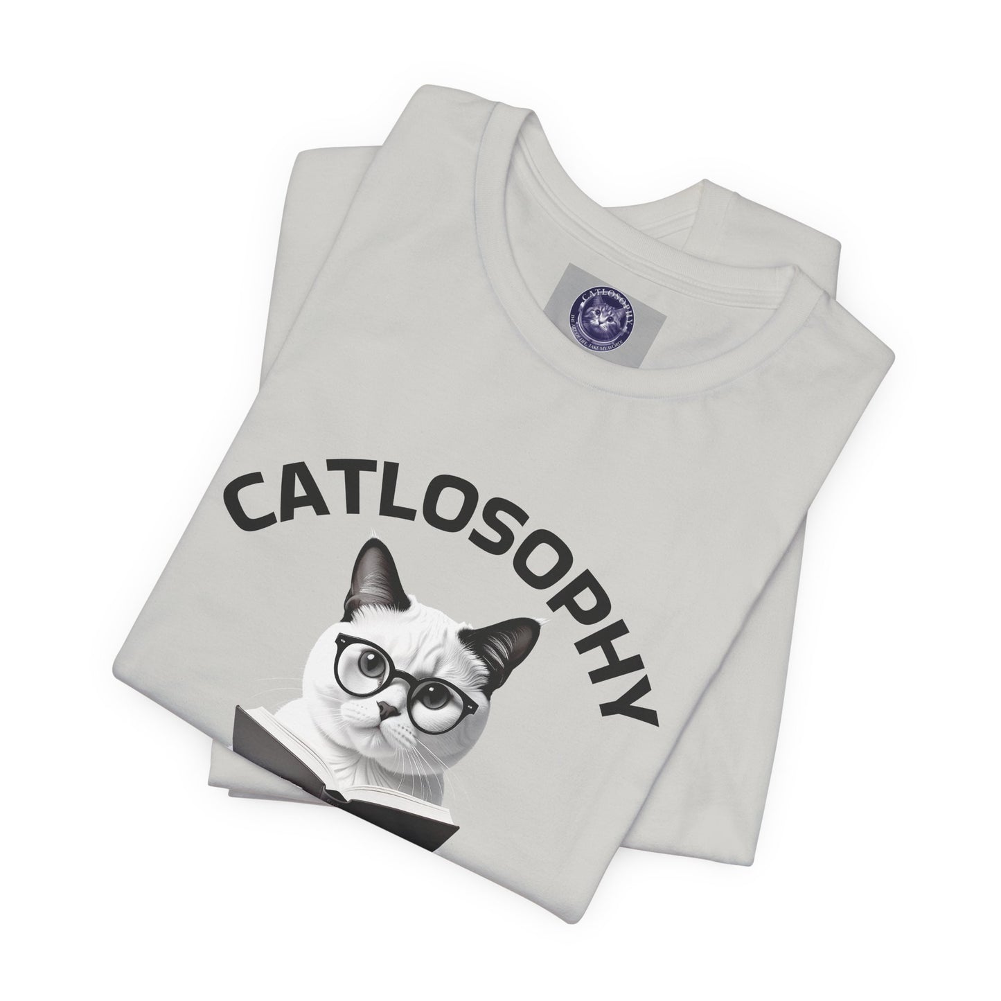 Catlosophy Unisex Jersey Short Sleeve Tee – "Resting isn't Lazy" Design