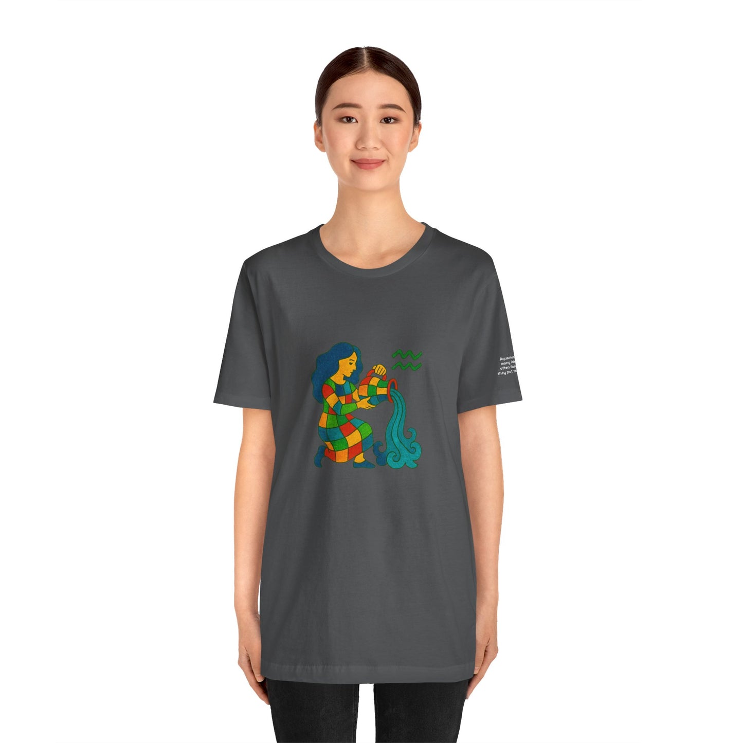 AQUARIUS - T-shirt, The Zodiac Signs According to Saint Phalle
