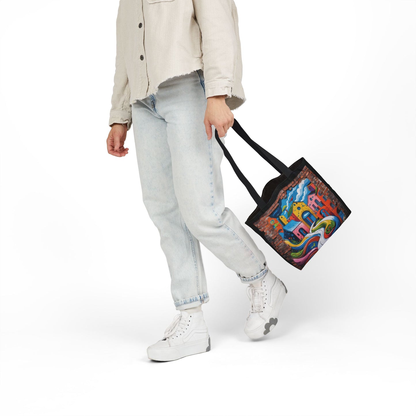 Artistic Surge - Eco-Friendly Canvas Tote Bag - HOUSES