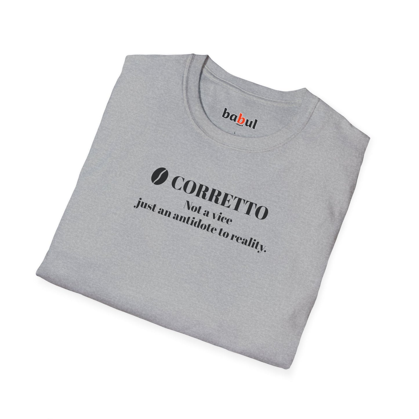 CoffeeTherapy T-Shirt – Irony Is the Best Cure (Right After Coffee)