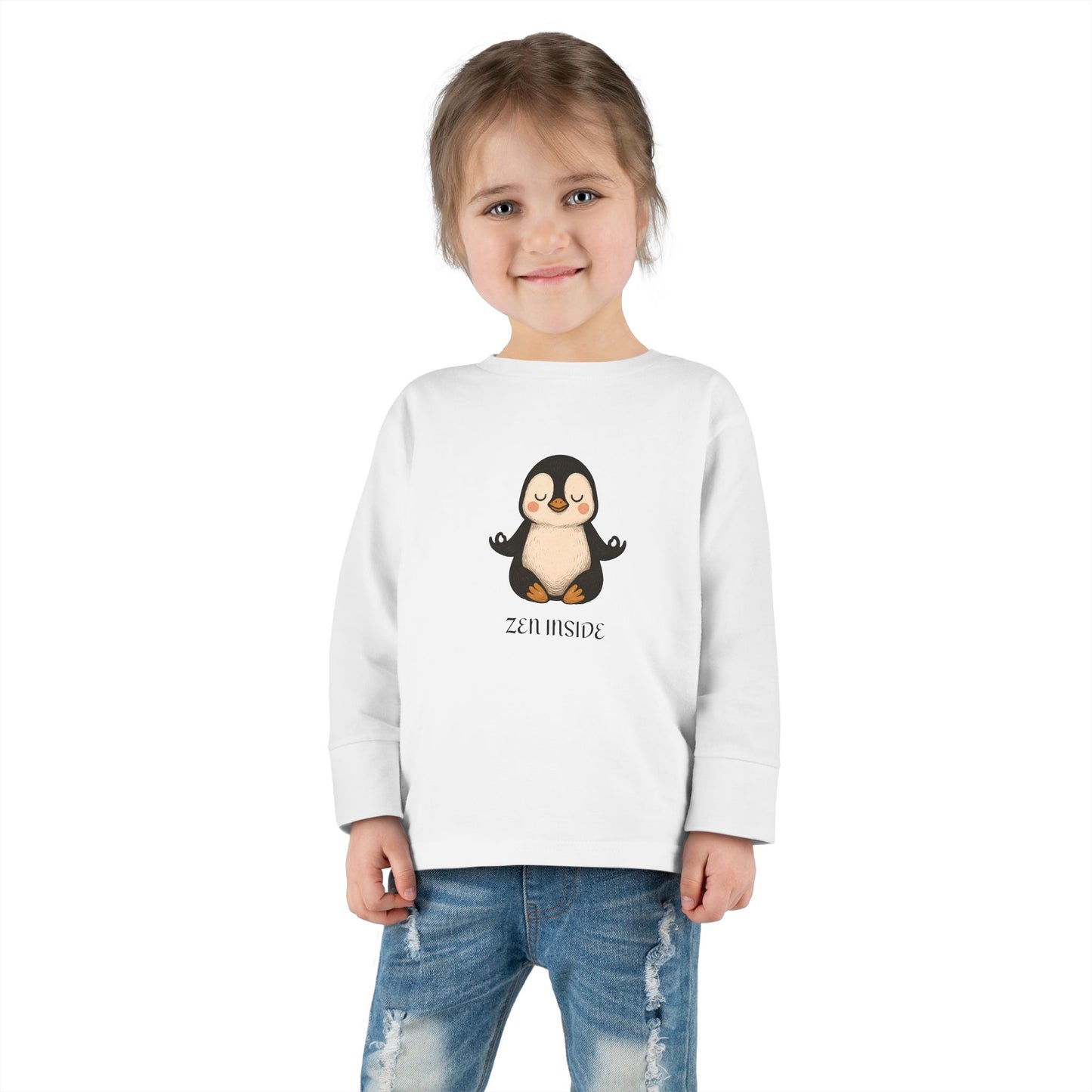 Zen Inside Long Sleeve Tee - PENGUIN