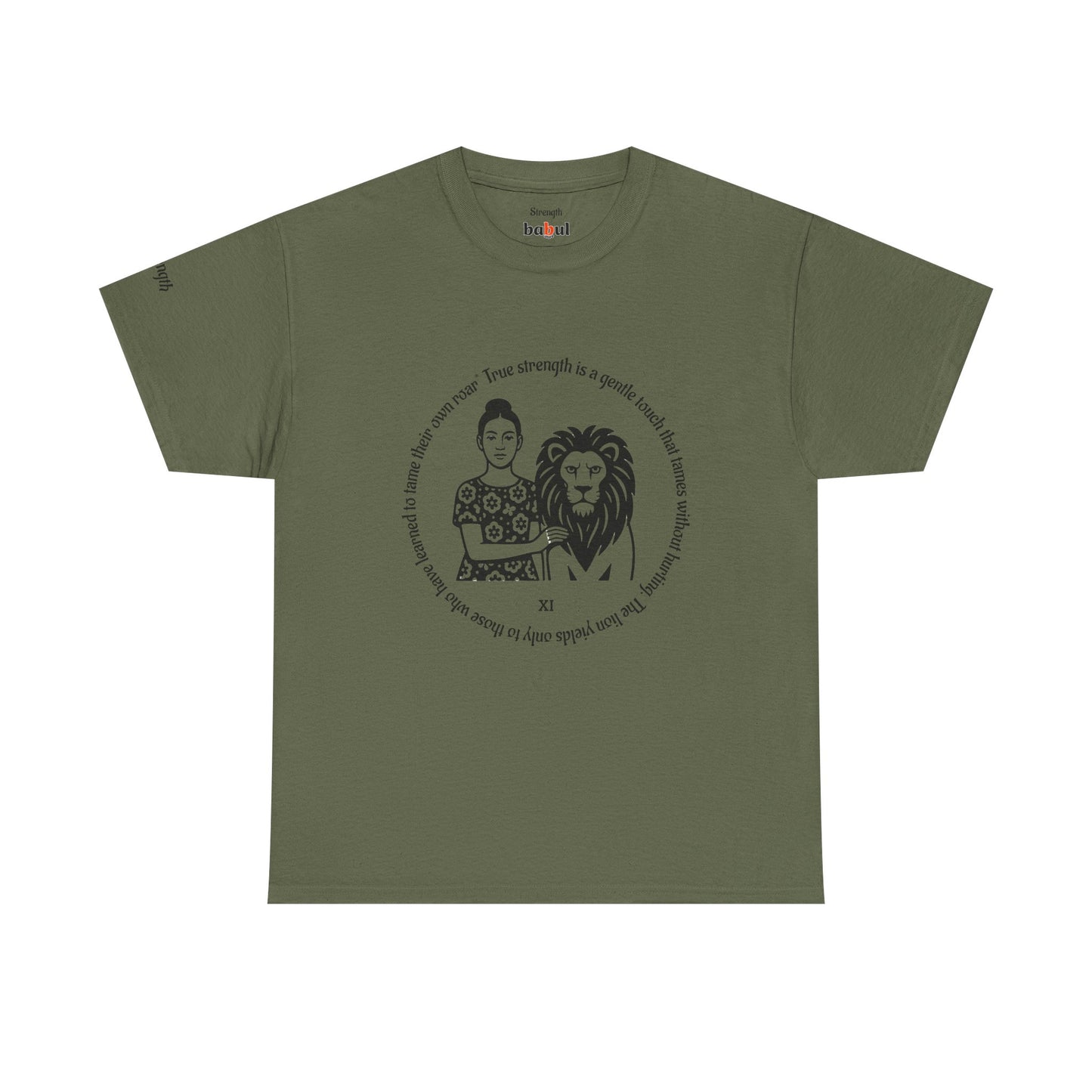 Strength - ArcanaPop T-Shirt – Where Tarot Magic Meets Pop Art