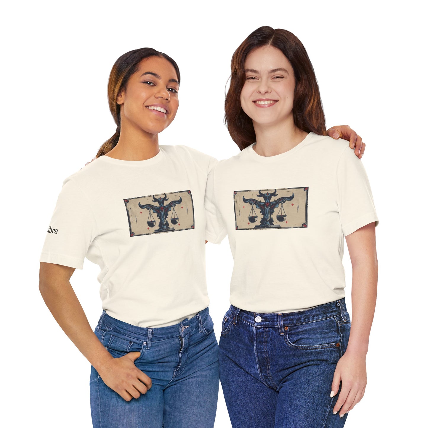 Libra - Gothic Zodiac T-Shirt. Zodiac in the Shadows