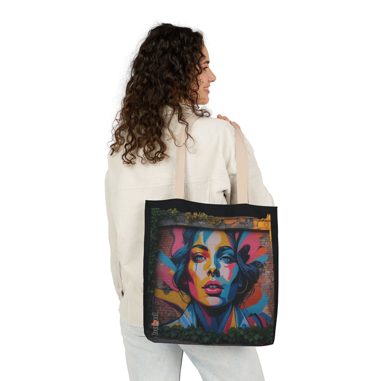 Artistic Surge - Eco-Friendly Canvas Tote Bag - FEMALE FACE