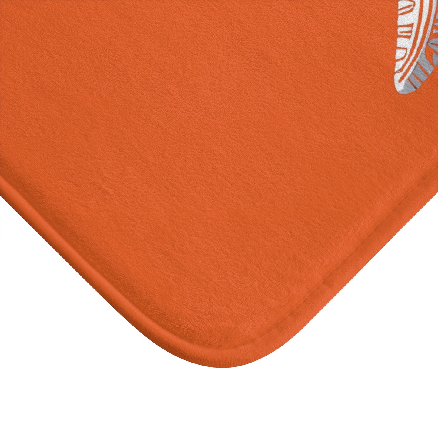 Tribal Bath Mat. Ocean Energy, Tribal Style
