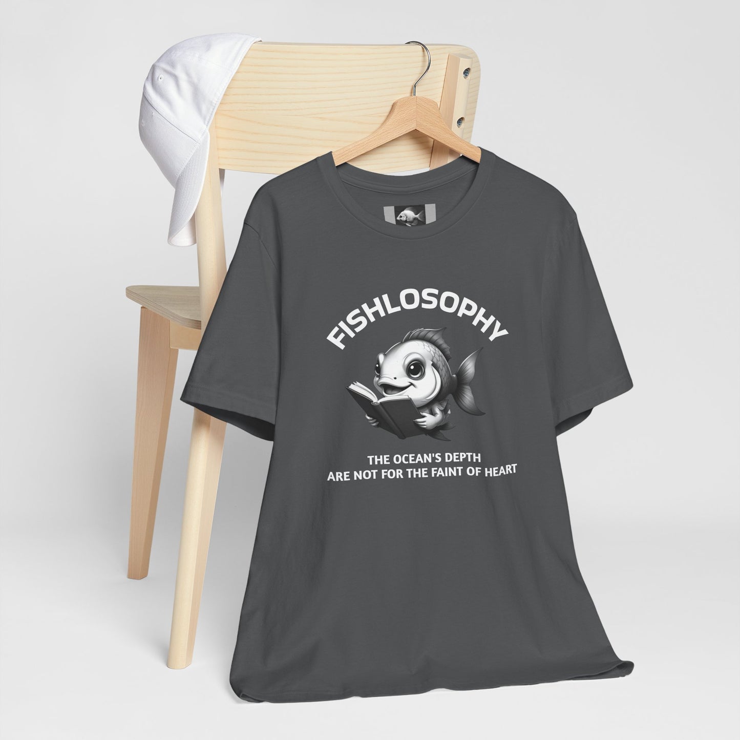 Fishlosophy Unisex Jersey Short Sleeve Tee – The Ocean' depth is not for the faint of heart