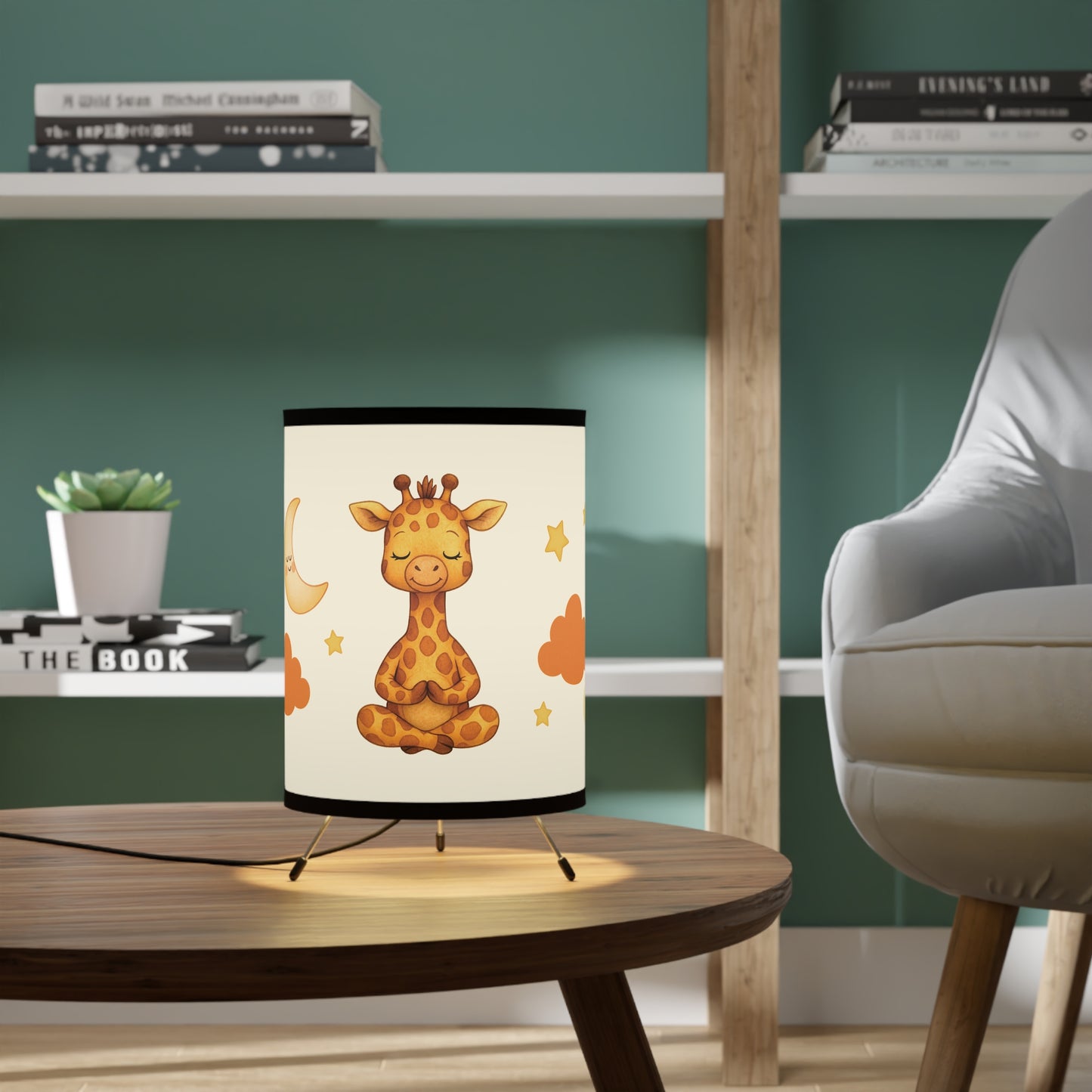 ZEN INSIDE Calming Tripod Lamp. Giraffe