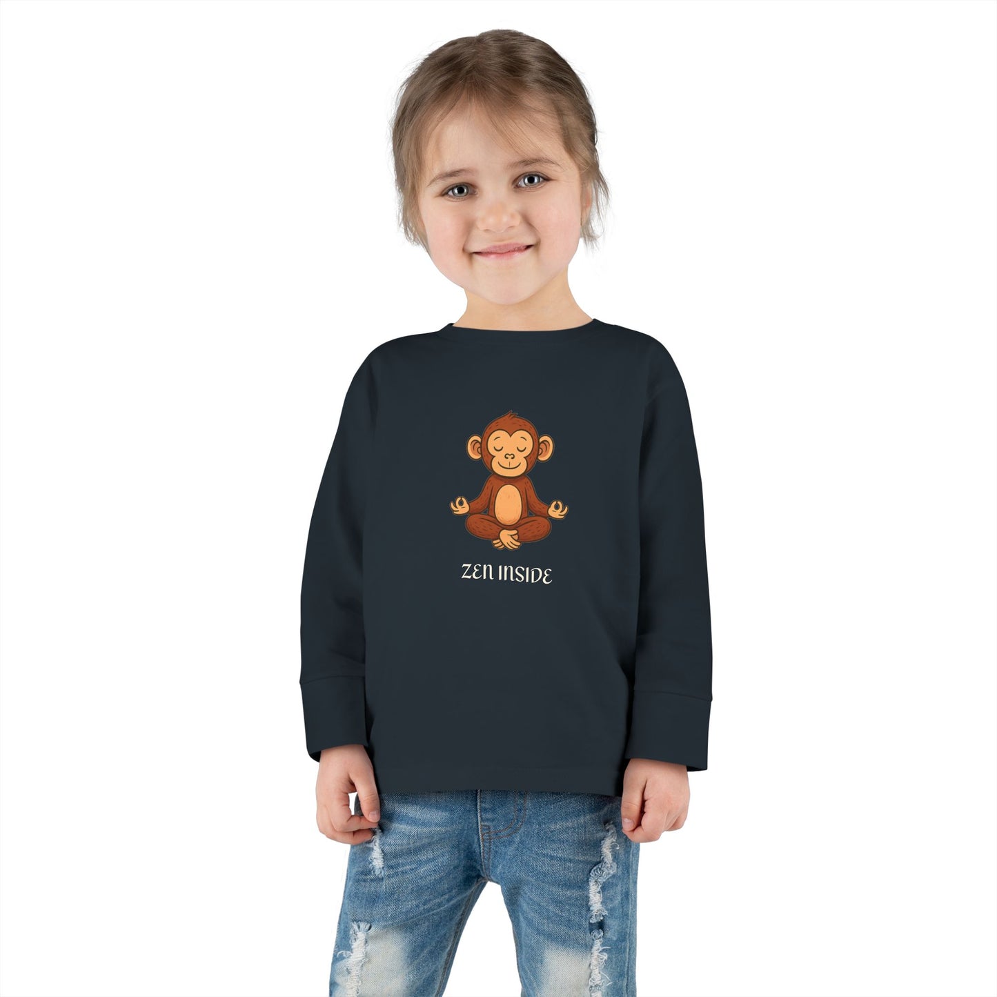 Zen Inside Long Sleeve Tee - MONKEY