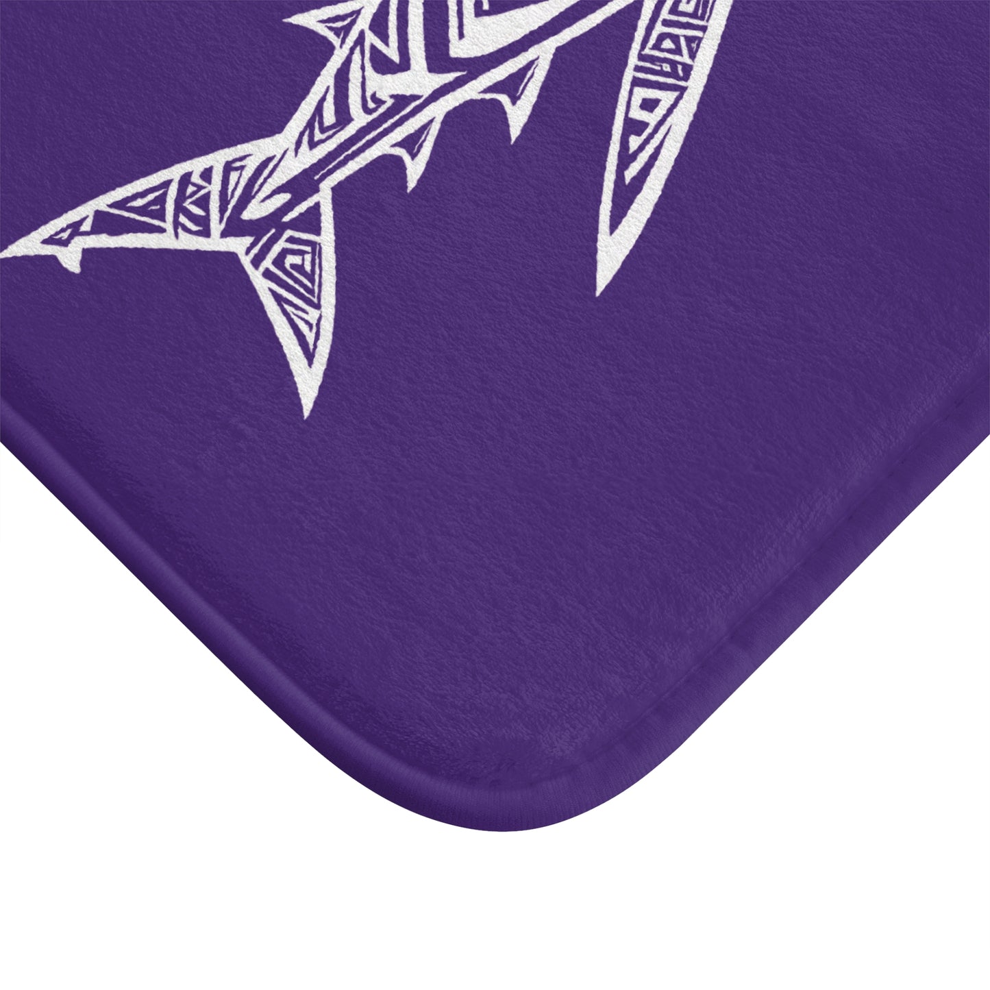 Tribal Bath Mat. Ocean Energy, Tribal Style