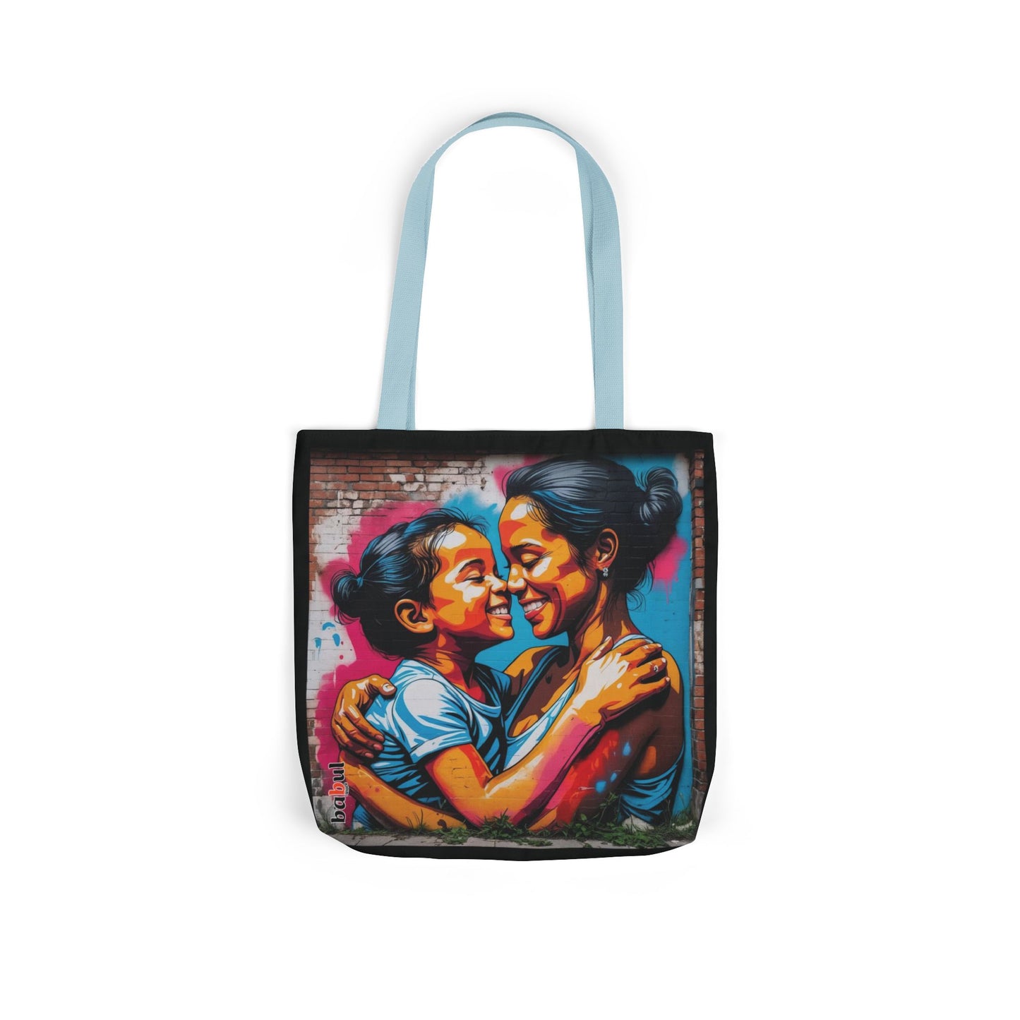 Artistic Surge - Eco-Friendly Canvas Tote Bag - SMILING HUG